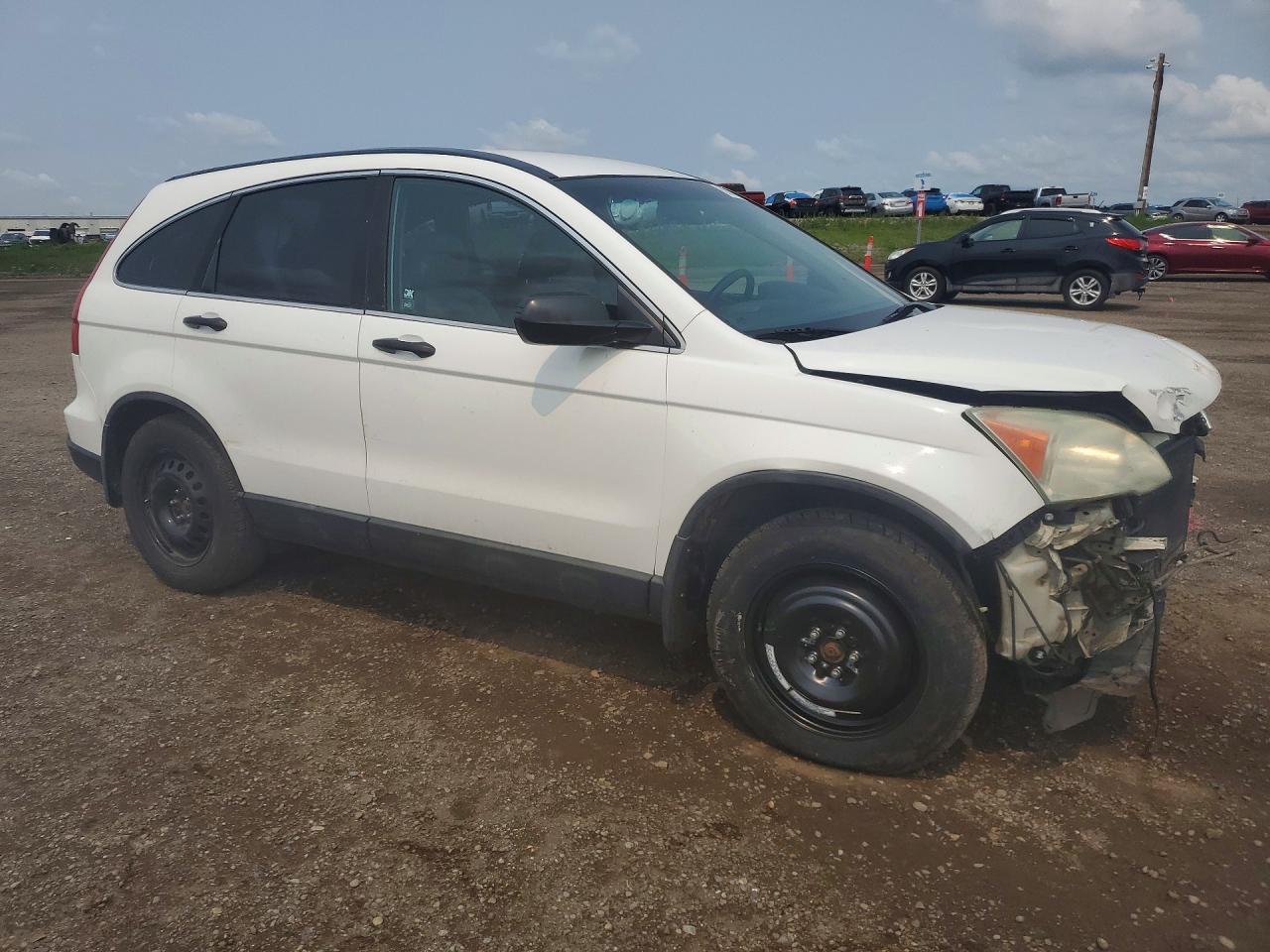2008 Honda Cr-v Lx White vin: 5J6RE48398L809595