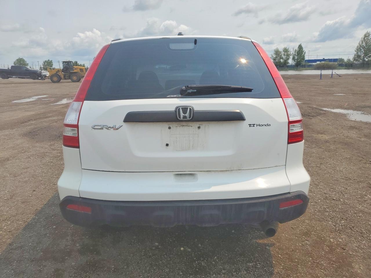 2008 Honda Cr-v Lx White vin: 5J6RE48398L809595