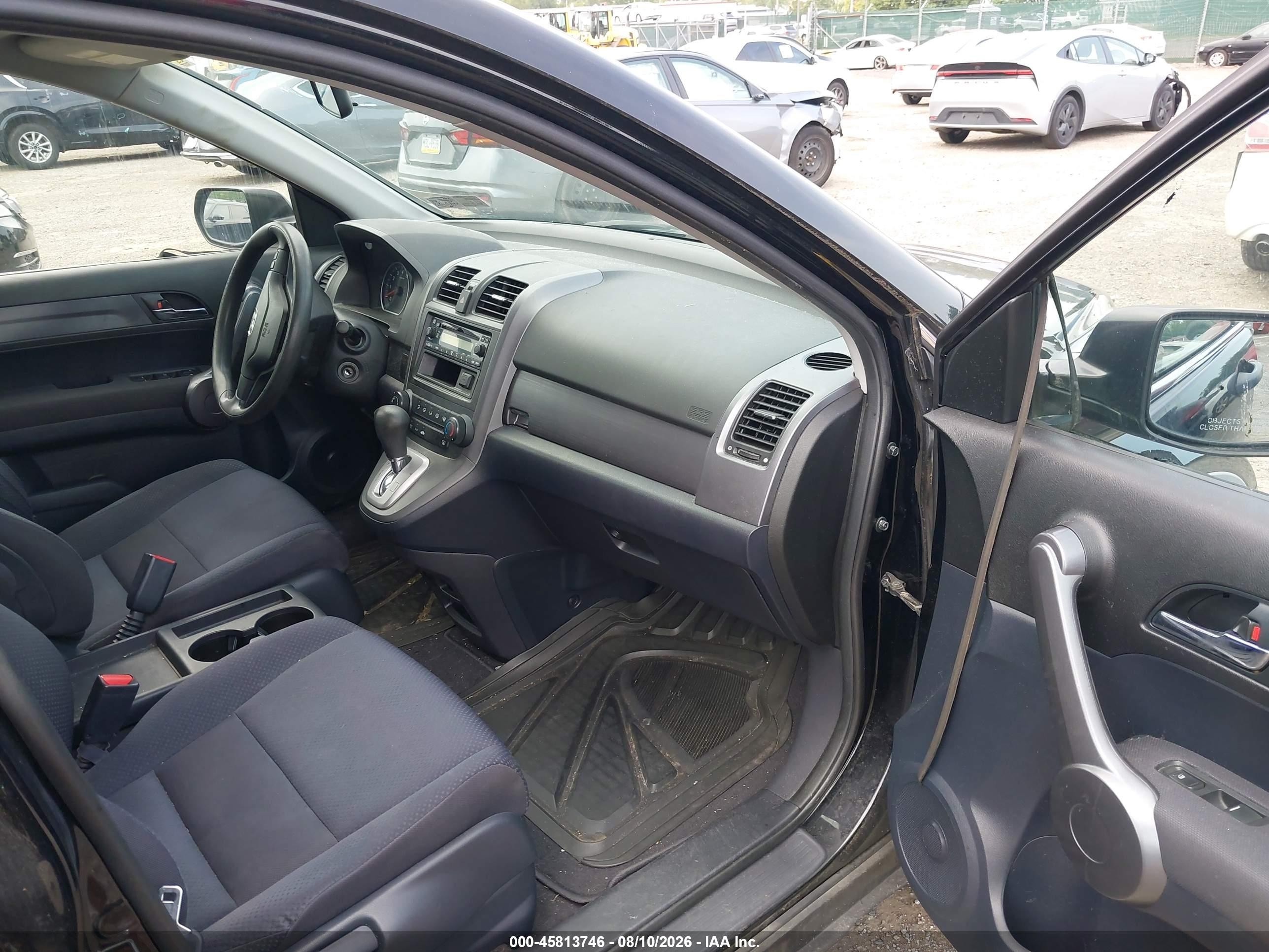 2009 Honda Cr-v Lx Черный vin: 5J6RE48399L008571
