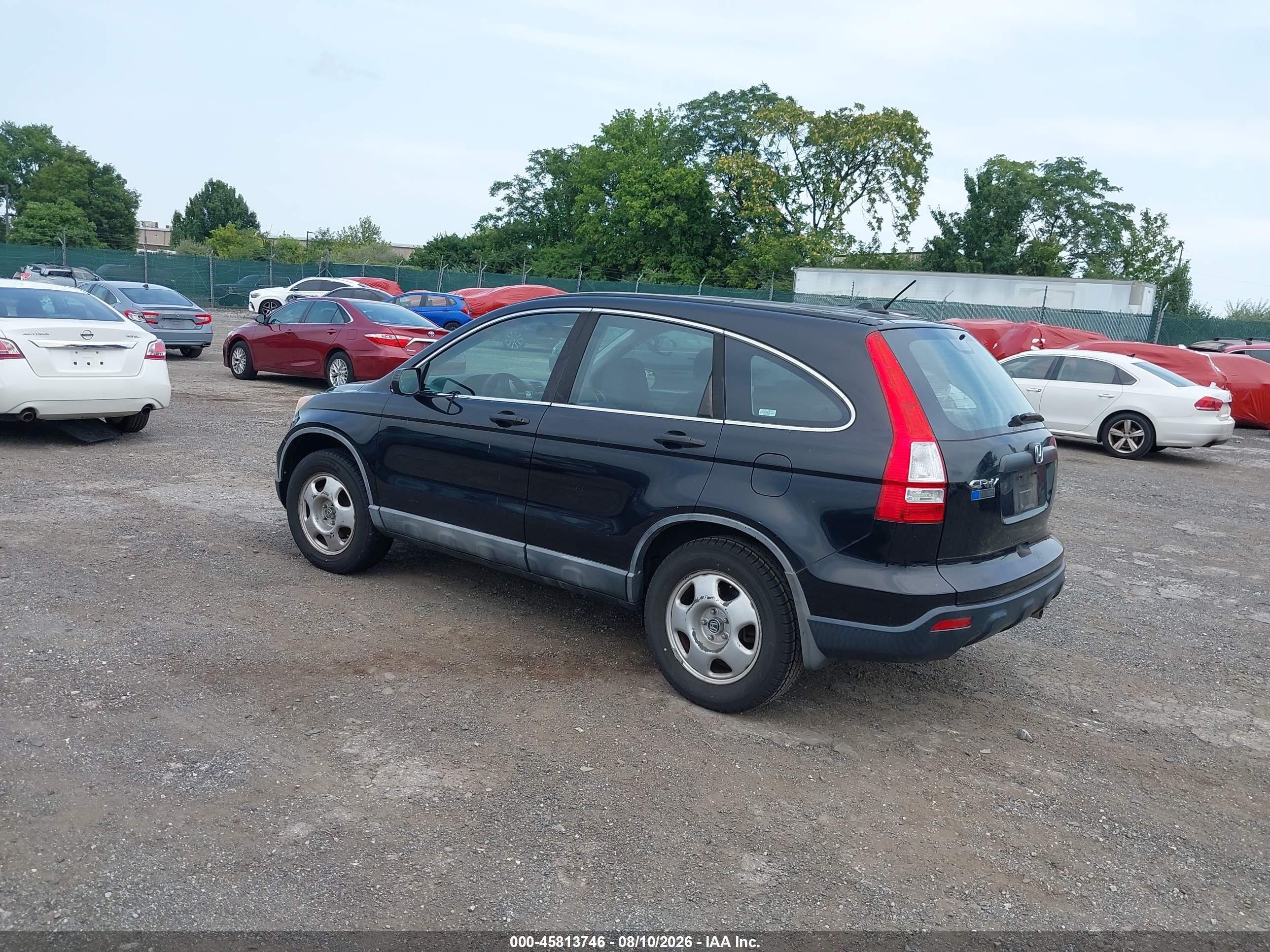 2009 Honda Cr-v Lx Черный vin: 5J6RE48399L008571
