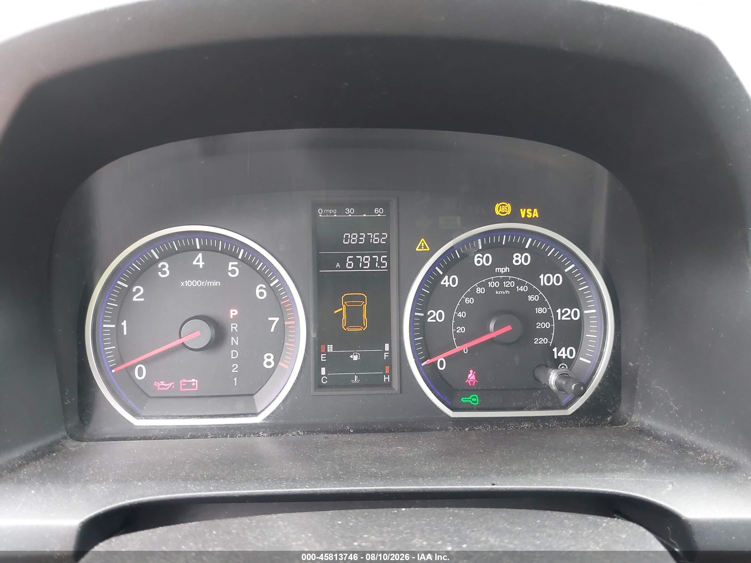 2009 Honda Cr-v Lx Черный vin: 5J6RE48399L008571