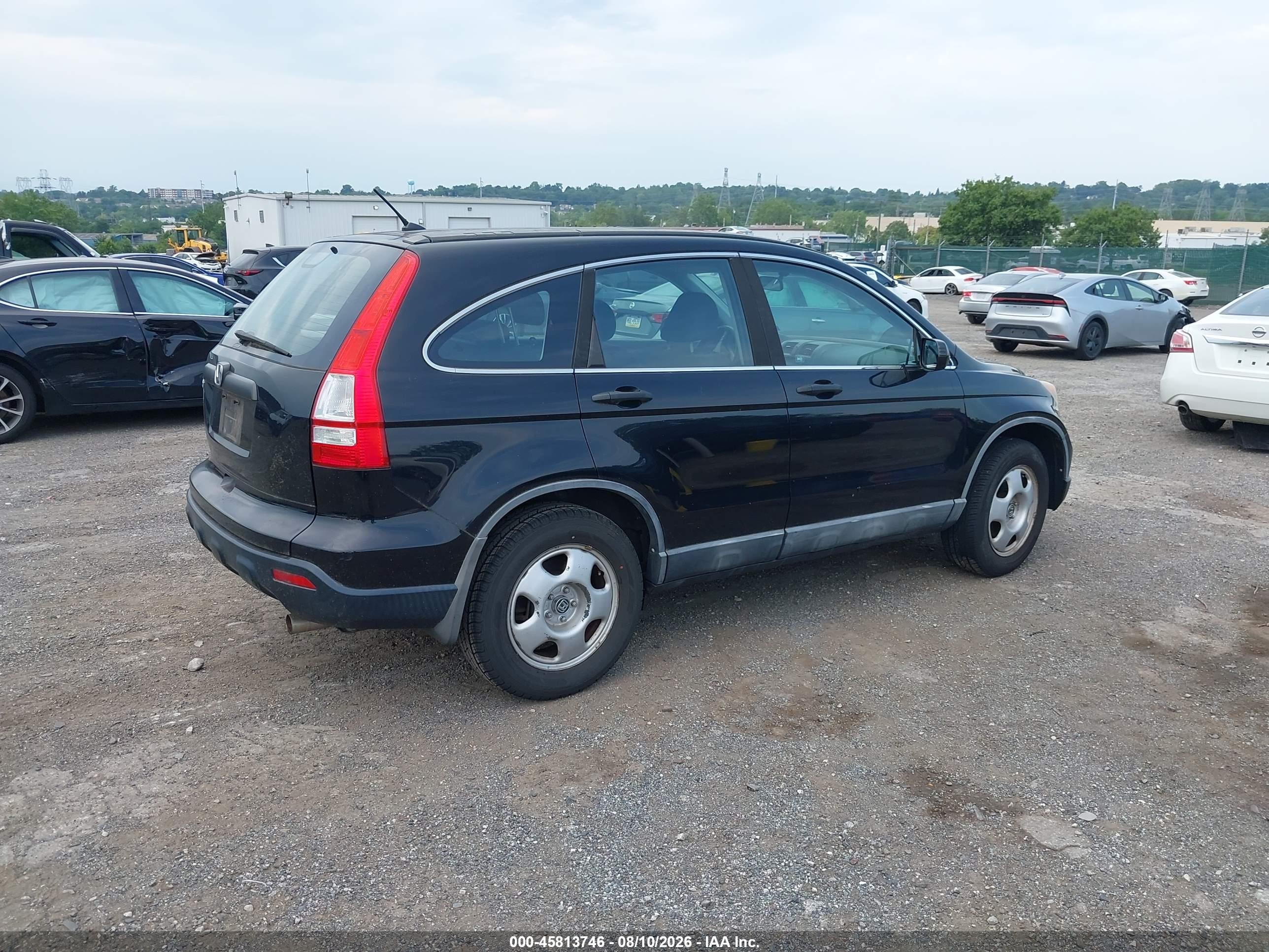 2009 Honda Cr-v Lx Черный vin: 5J6RE48399L008571