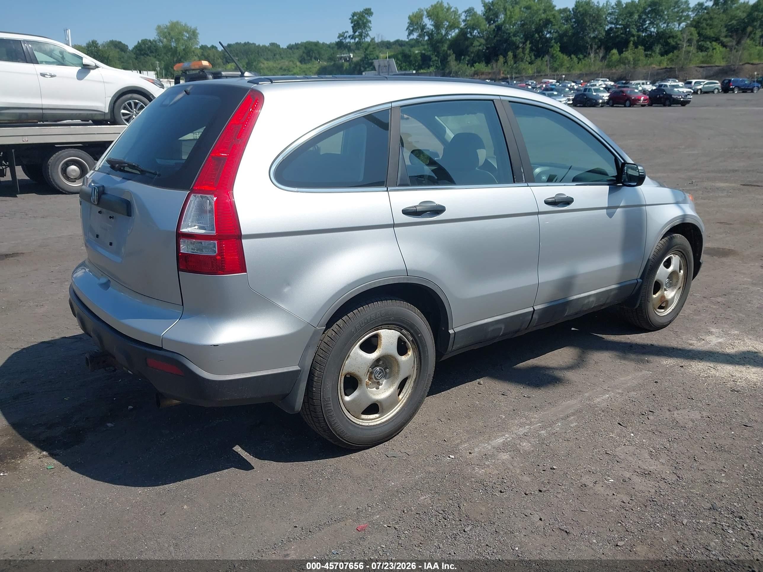 2009 Honda Cr-v Lx Silver vin: 5J6RE48399L013379