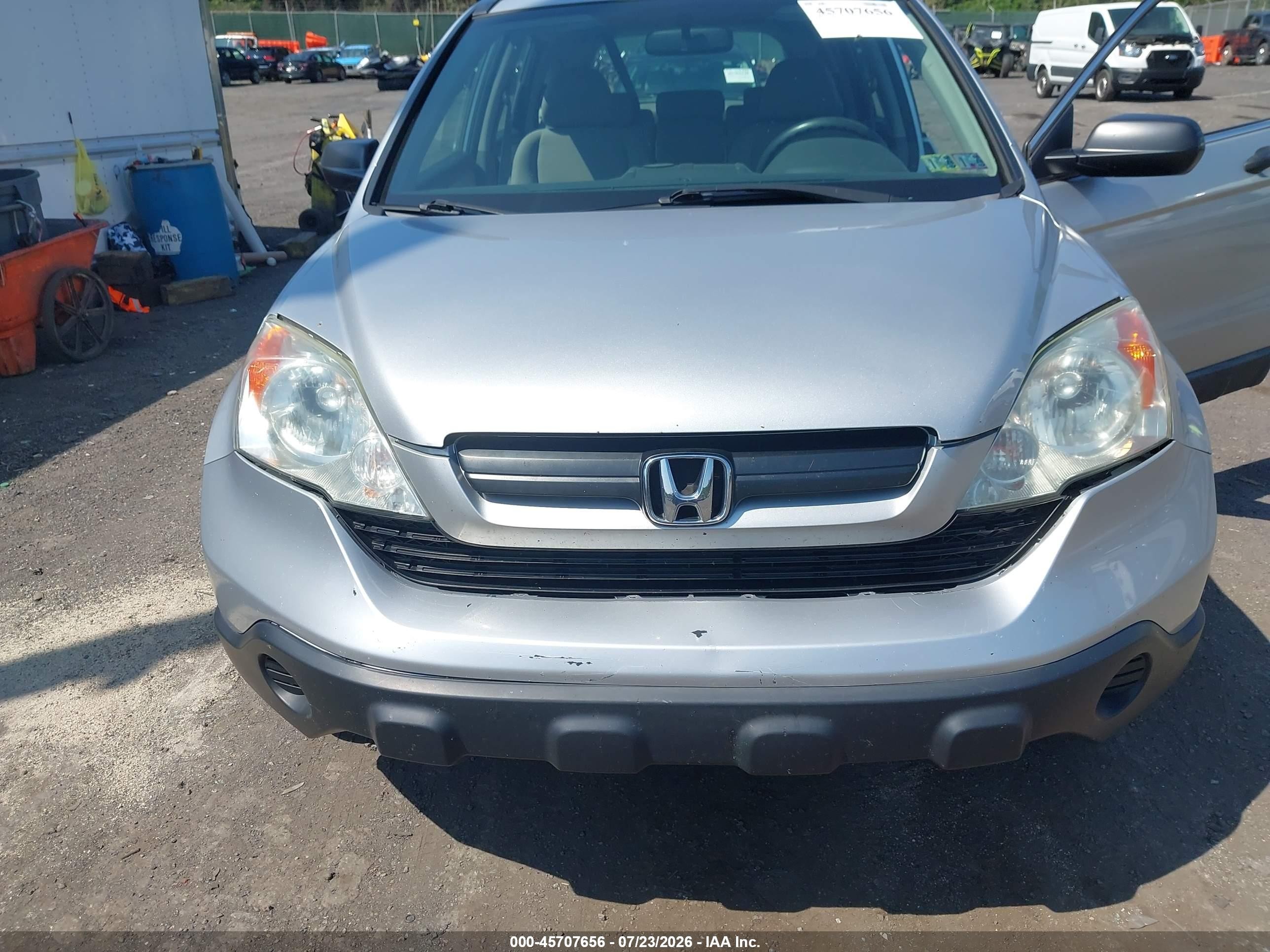 2009 Honda Cr-v Lx Silver vin: 5J6RE48399L013379