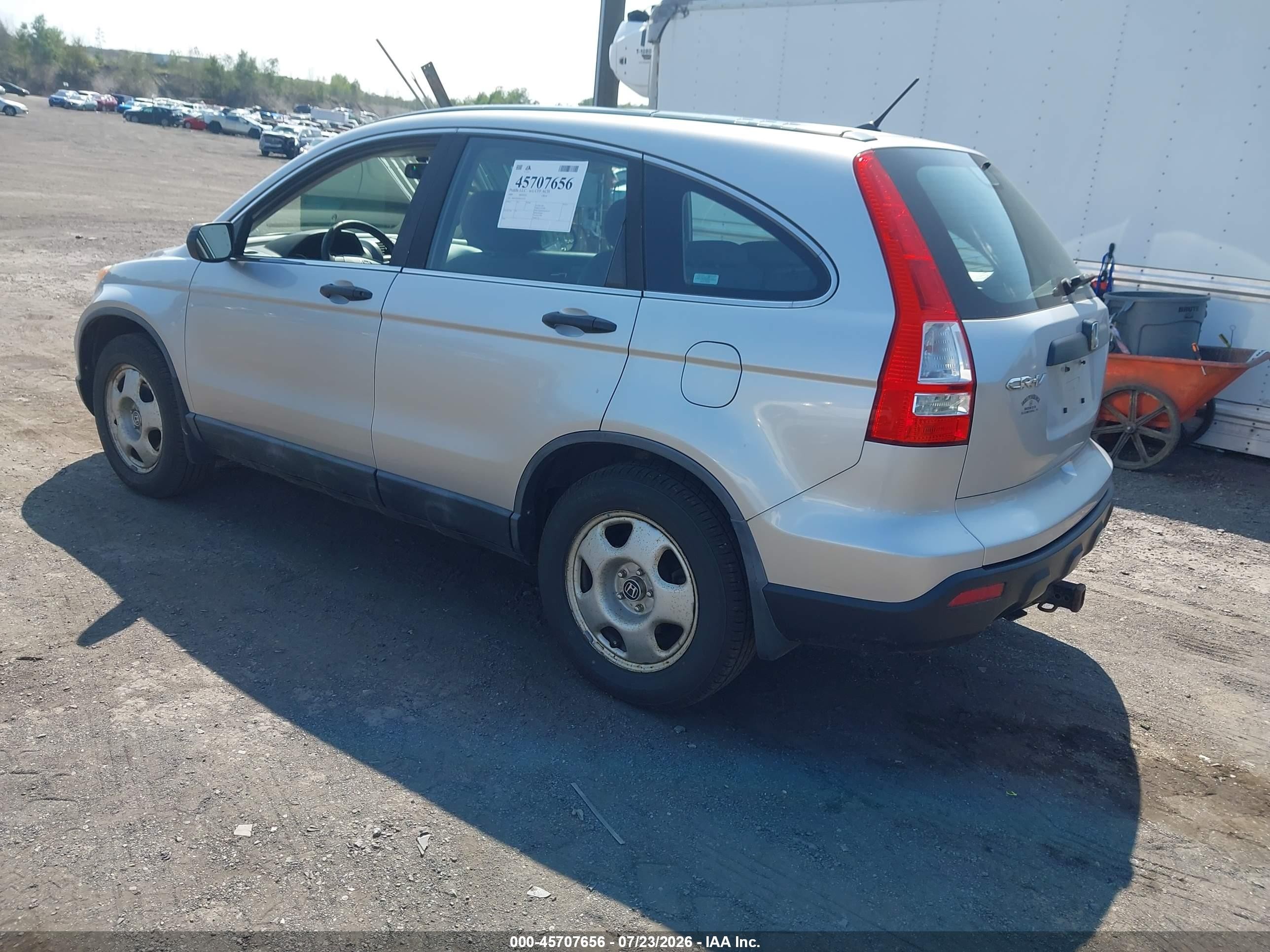 2009 Honda Cr-v Lx Silver vin: 5J6RE48399L013379