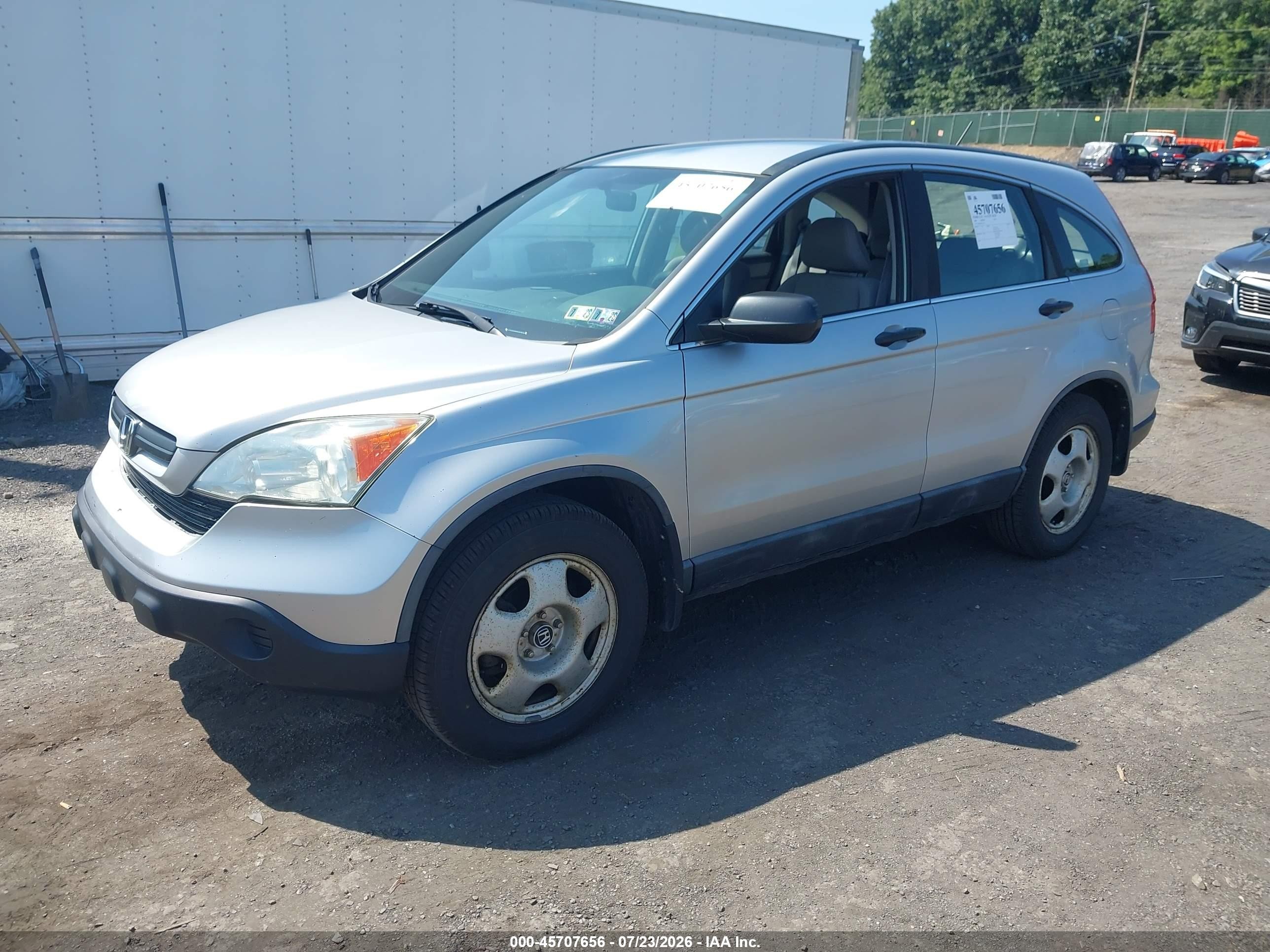2009 Honda Cr-v Lx Silver vin: 5J6RE48399L013379