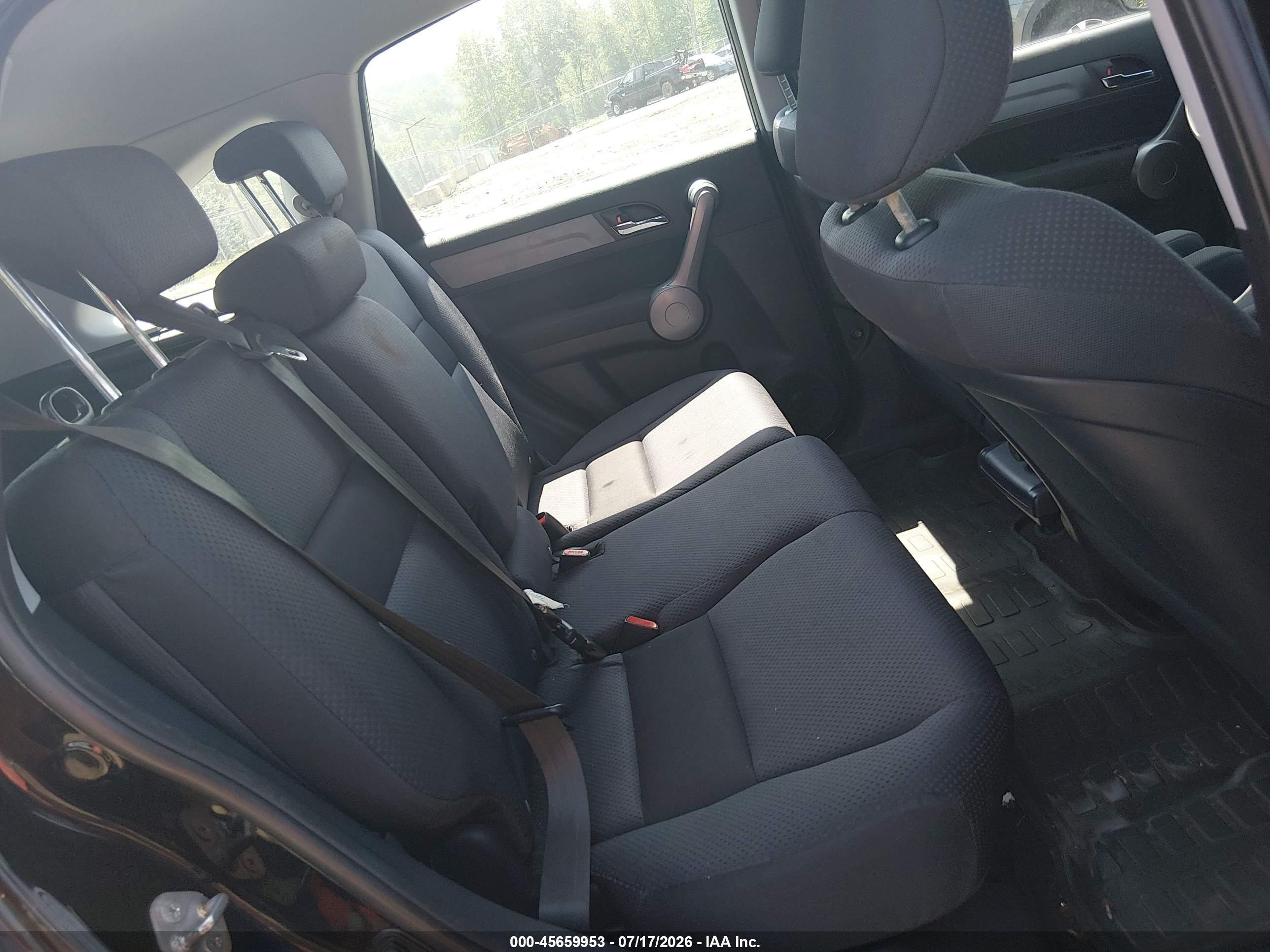 2009 Honda Cr-v Lx Black vin: 5J6RE48399L068334