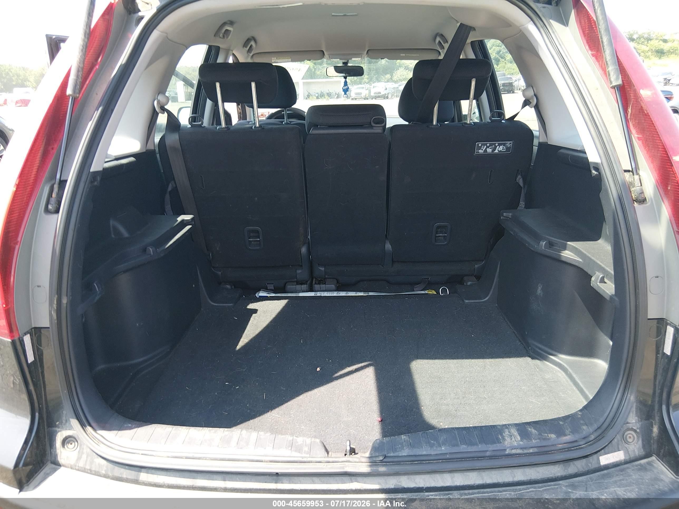 2009 Honda Cr-v Lx Black vin: 5J6RE48399L068334