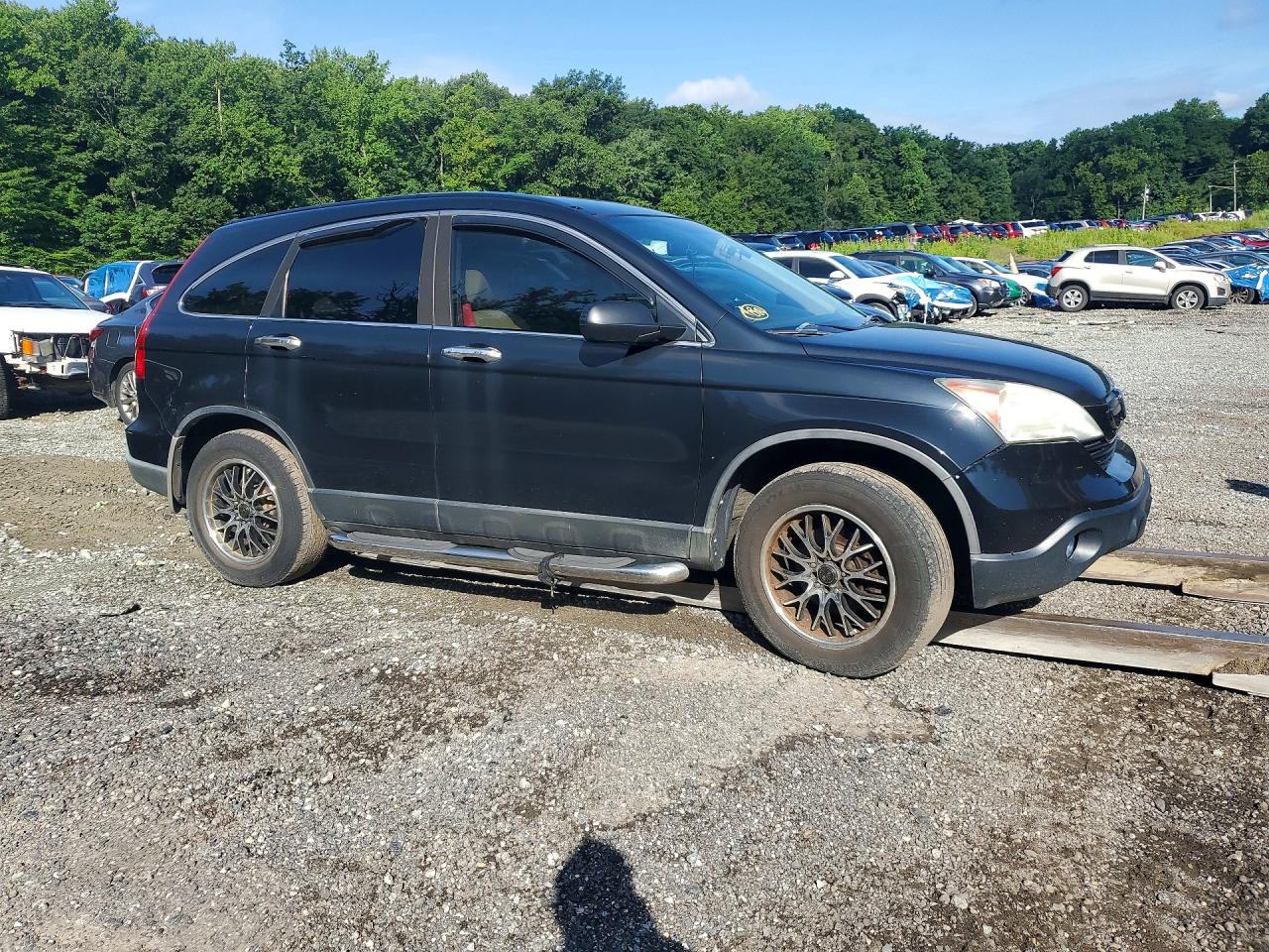 2007 Honda Cr-v Lx Black vin: 5J6RE483X7L009449