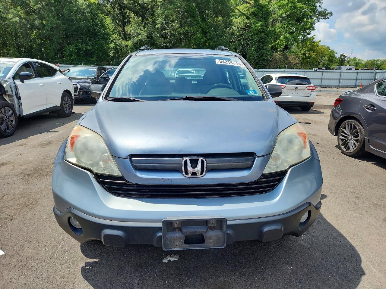 2008 Honda Cr-v Lx Blue vin: 5J6RE483X8L030867