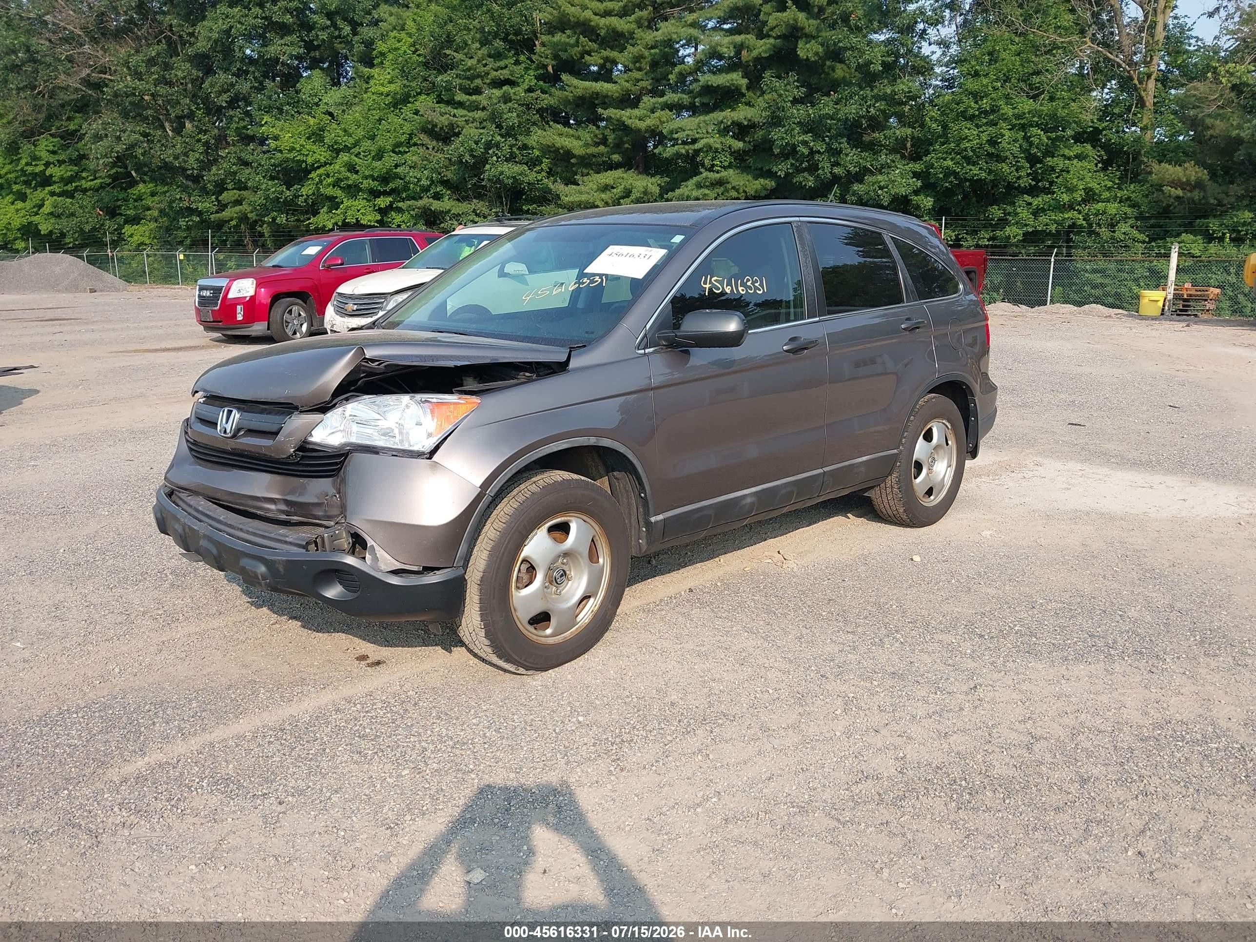 2009 Honda Cr-v Lx Желто-коричневый vin: 5J6RE483X9L015352