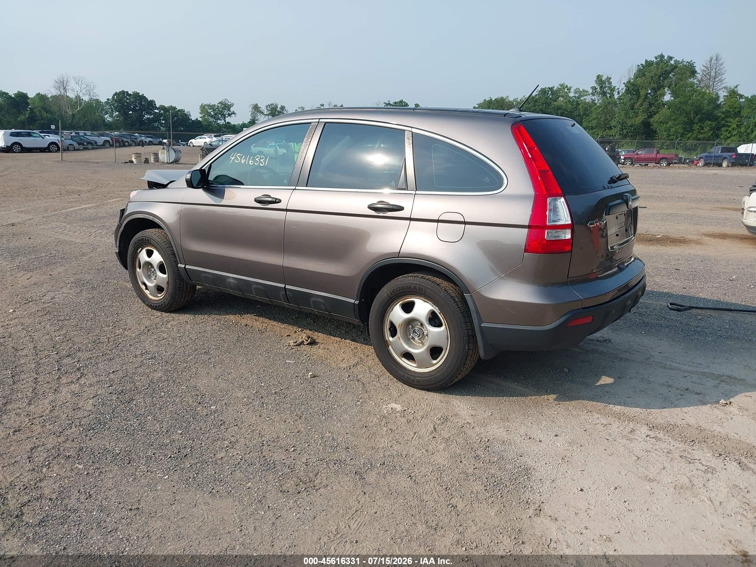 2009 Honda Cr-v Lx Желто-коричневый vin: 5J6RE483X9L015352
