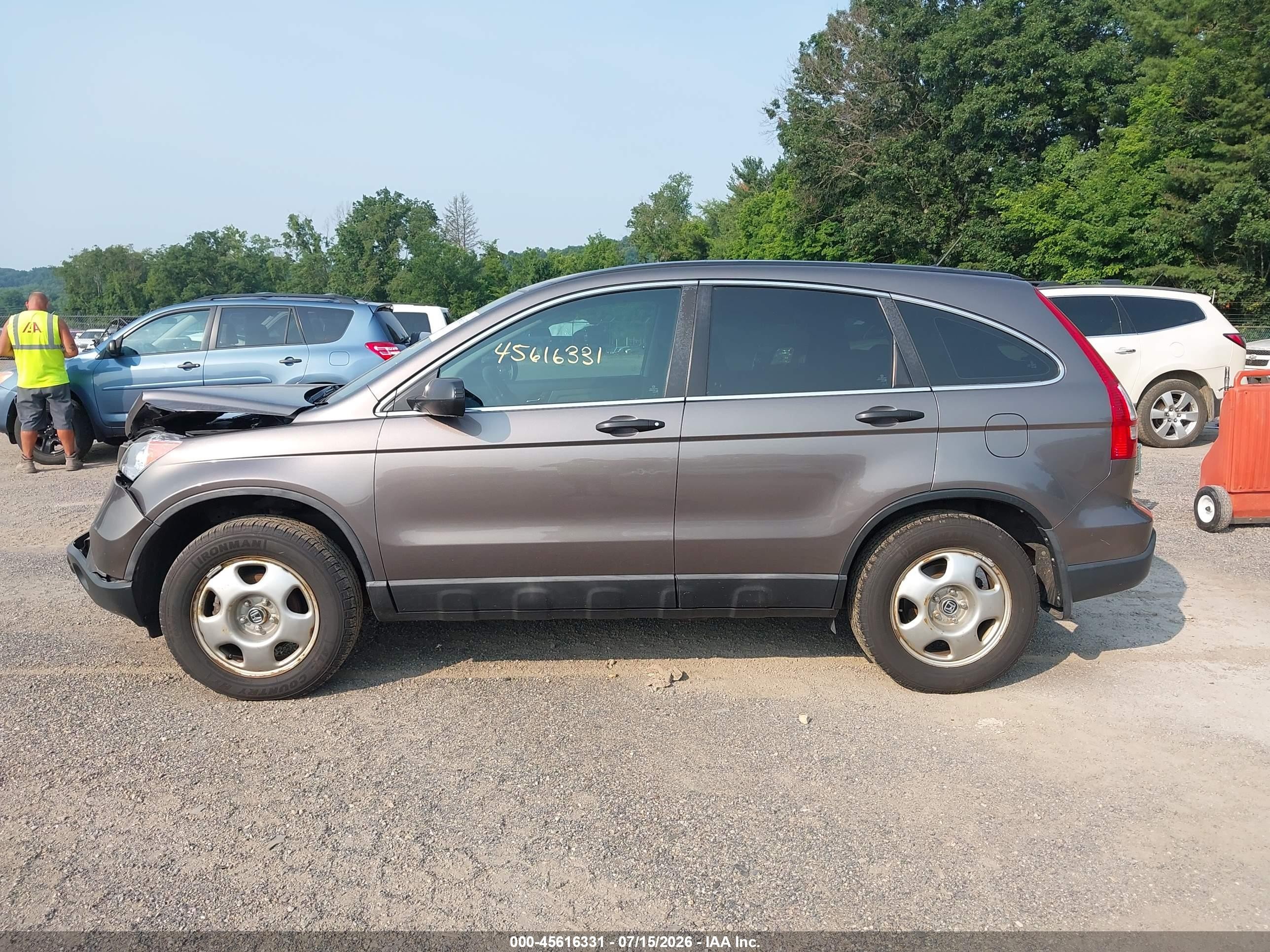 2009 Honda Cr-v Lx Желто-коричневый vin: 5J6RE483X9L015352