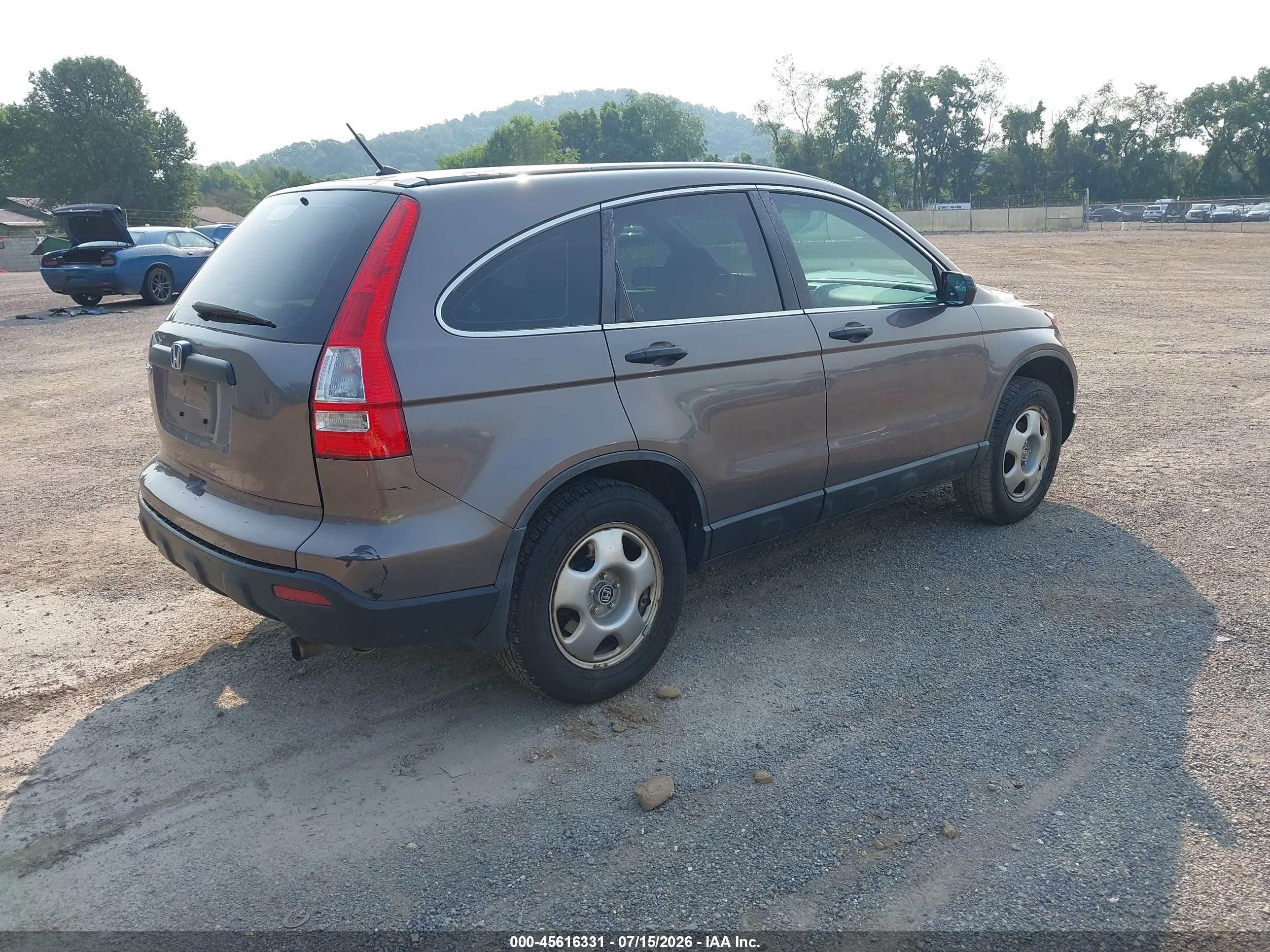 2009 Honda Cr-v Lx Желто-коричневый vin: 5J6RE483X9L015352