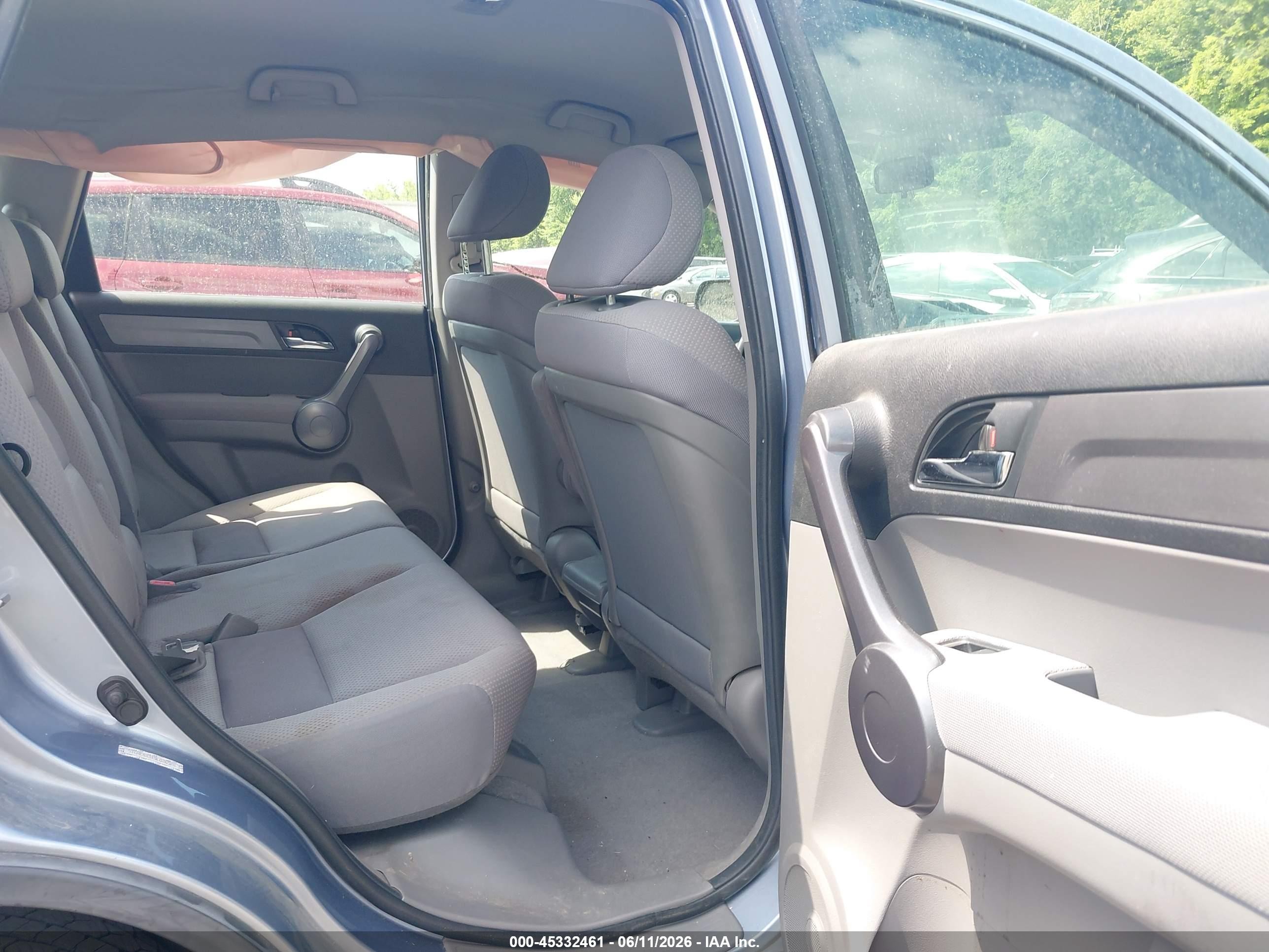 2009 Honda Cr-v Lx Light Blue vin: 5J6RE483X9L026528