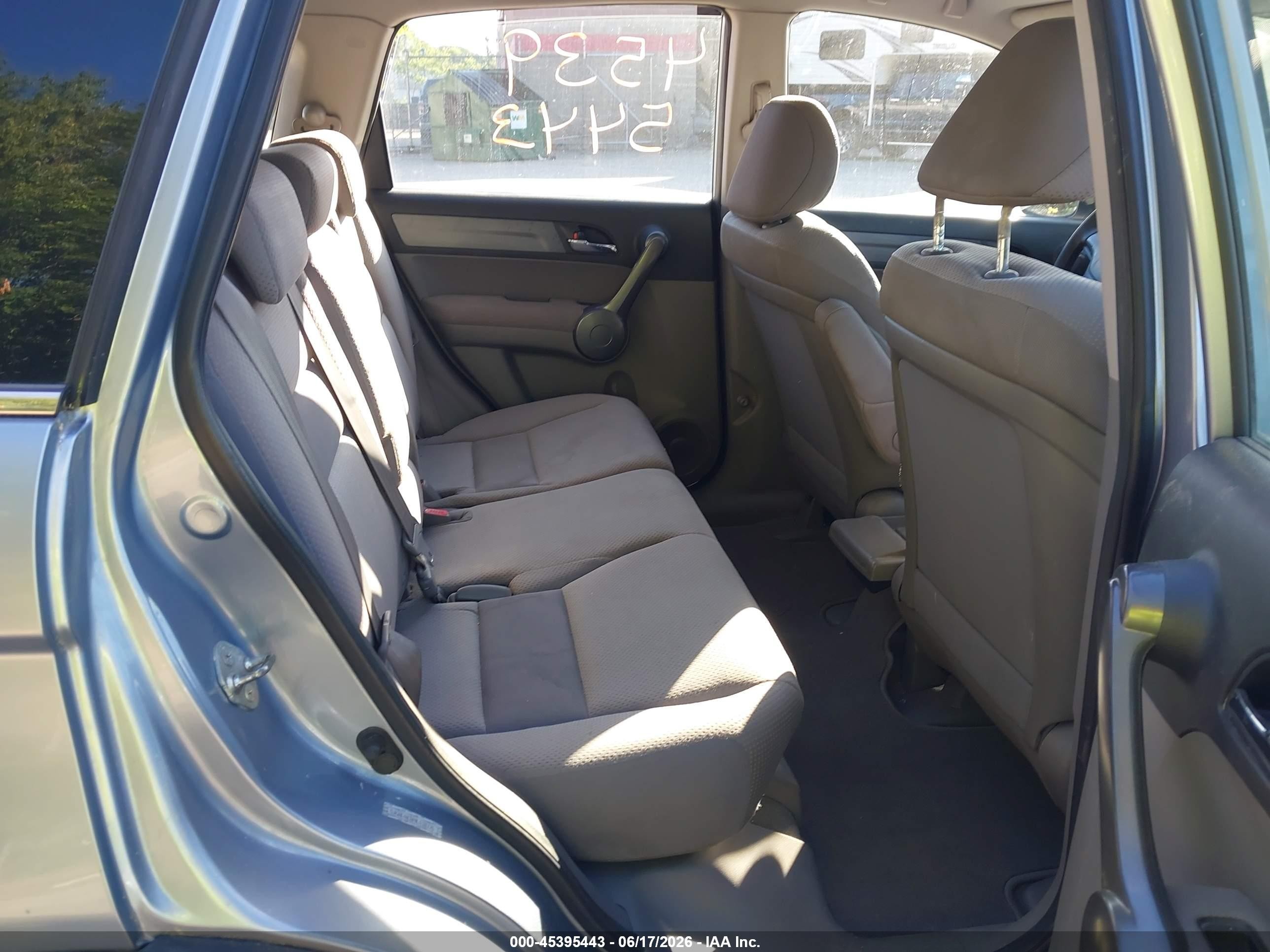 2009 Honda Cr-v Lx Light Blue vin: 5J6RE483X9L038775