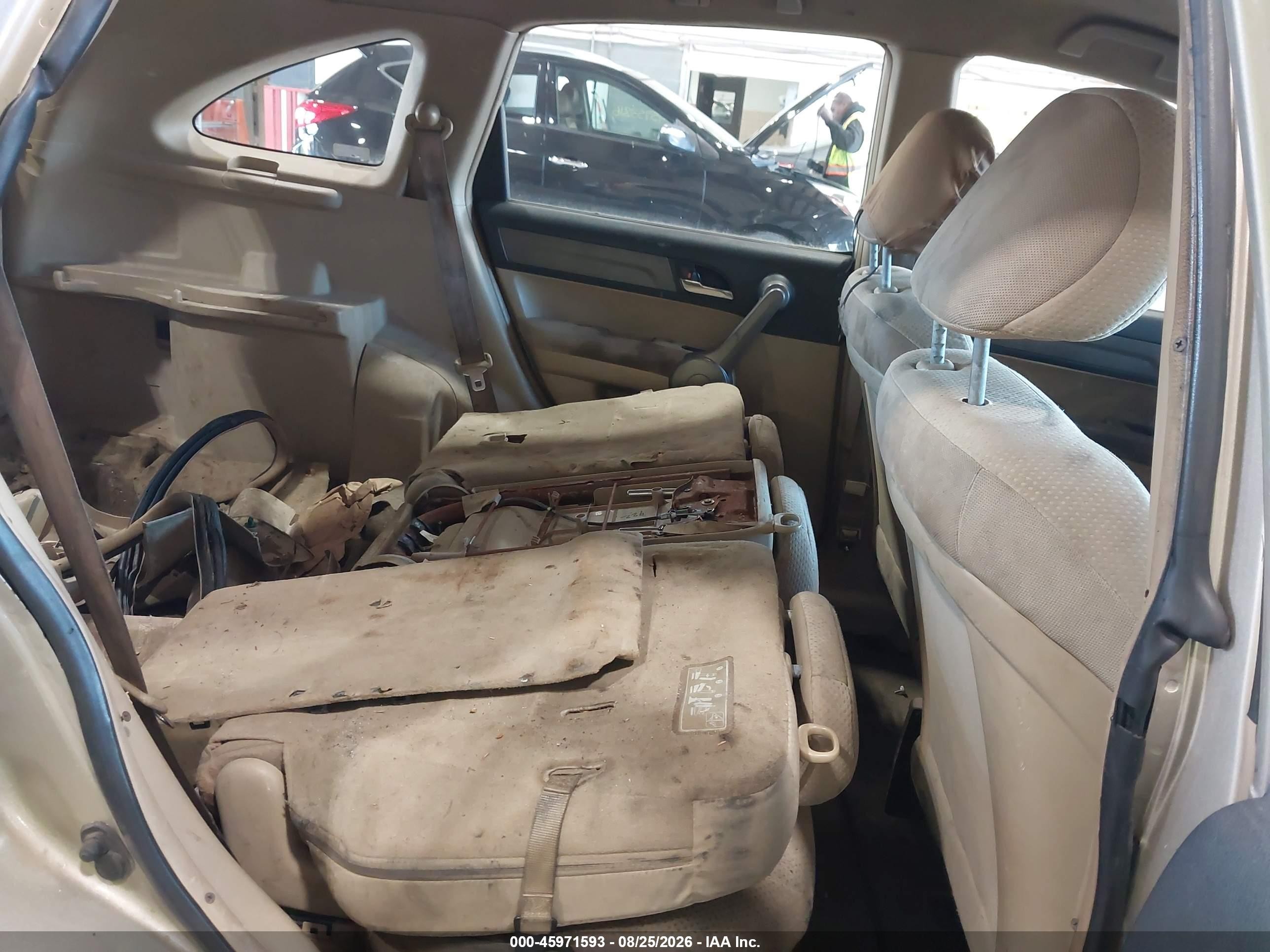 2009 Honda Cr-v Lx Gold vin: 5J6RE483X9L058394