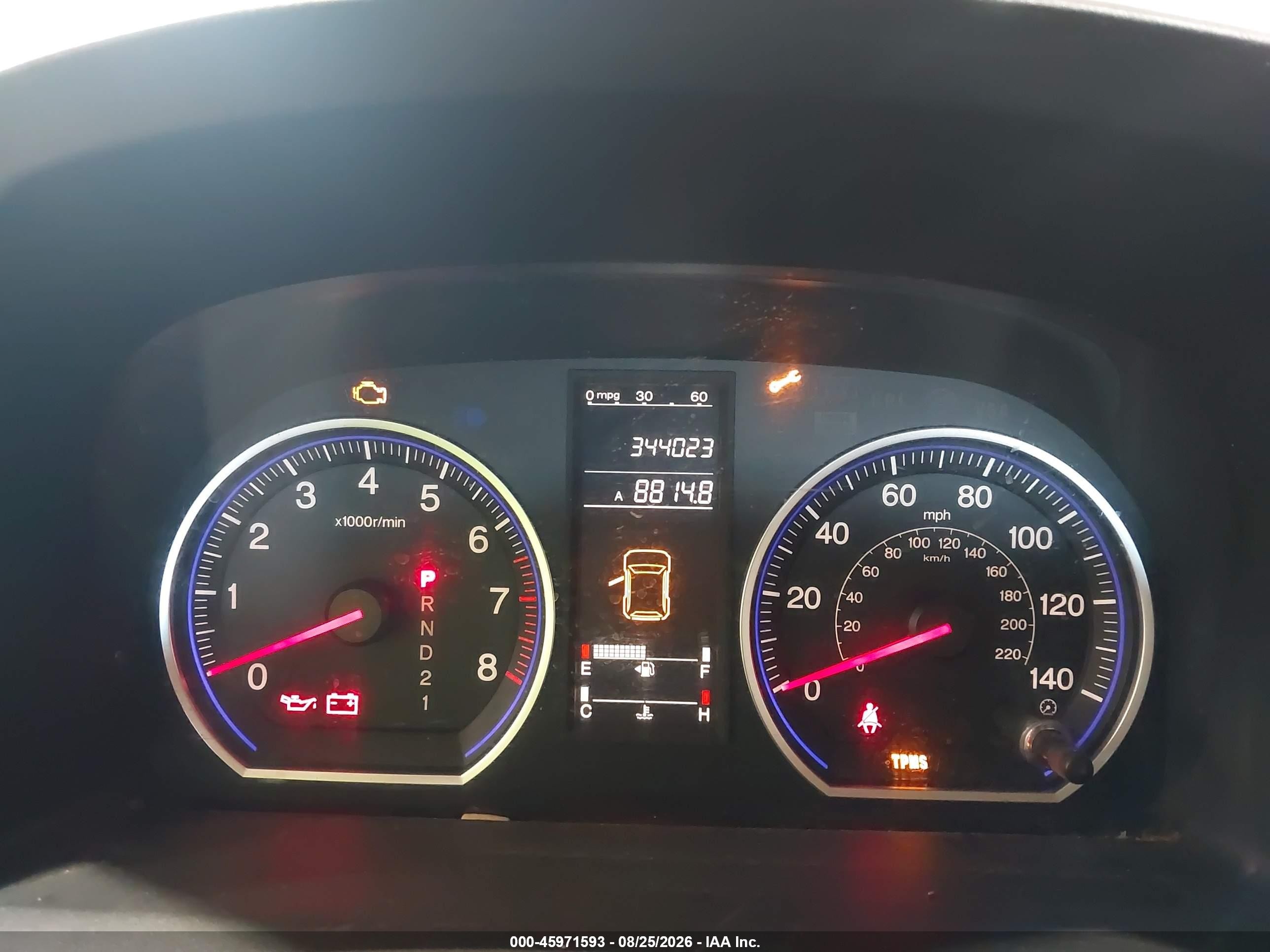 2009 Honda Cr-v Lx Gold vin: 5J6RE483X9L058394