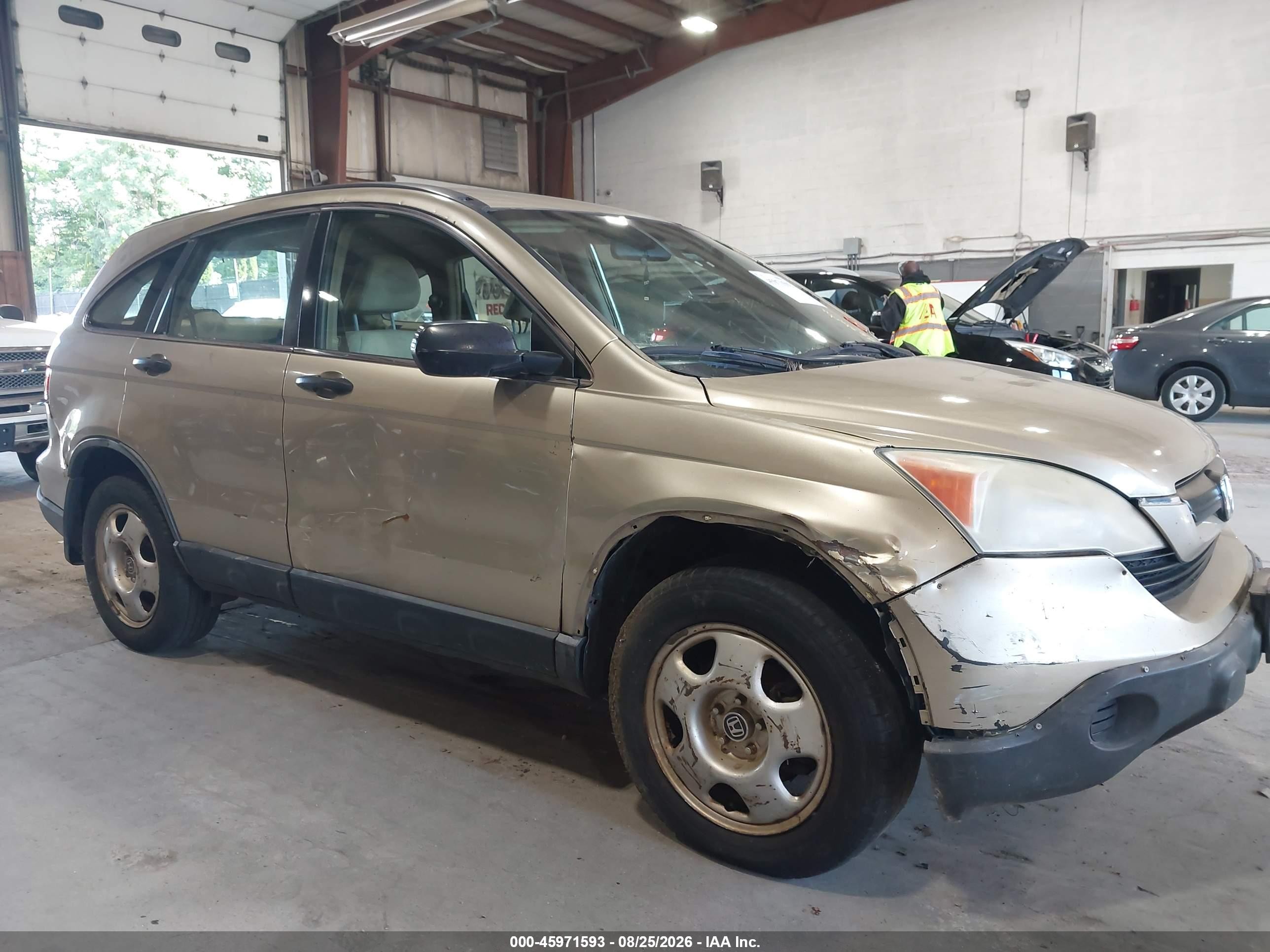 2009 Honda Cr-v Lx Gold vin: 5J6RE483X9L058394