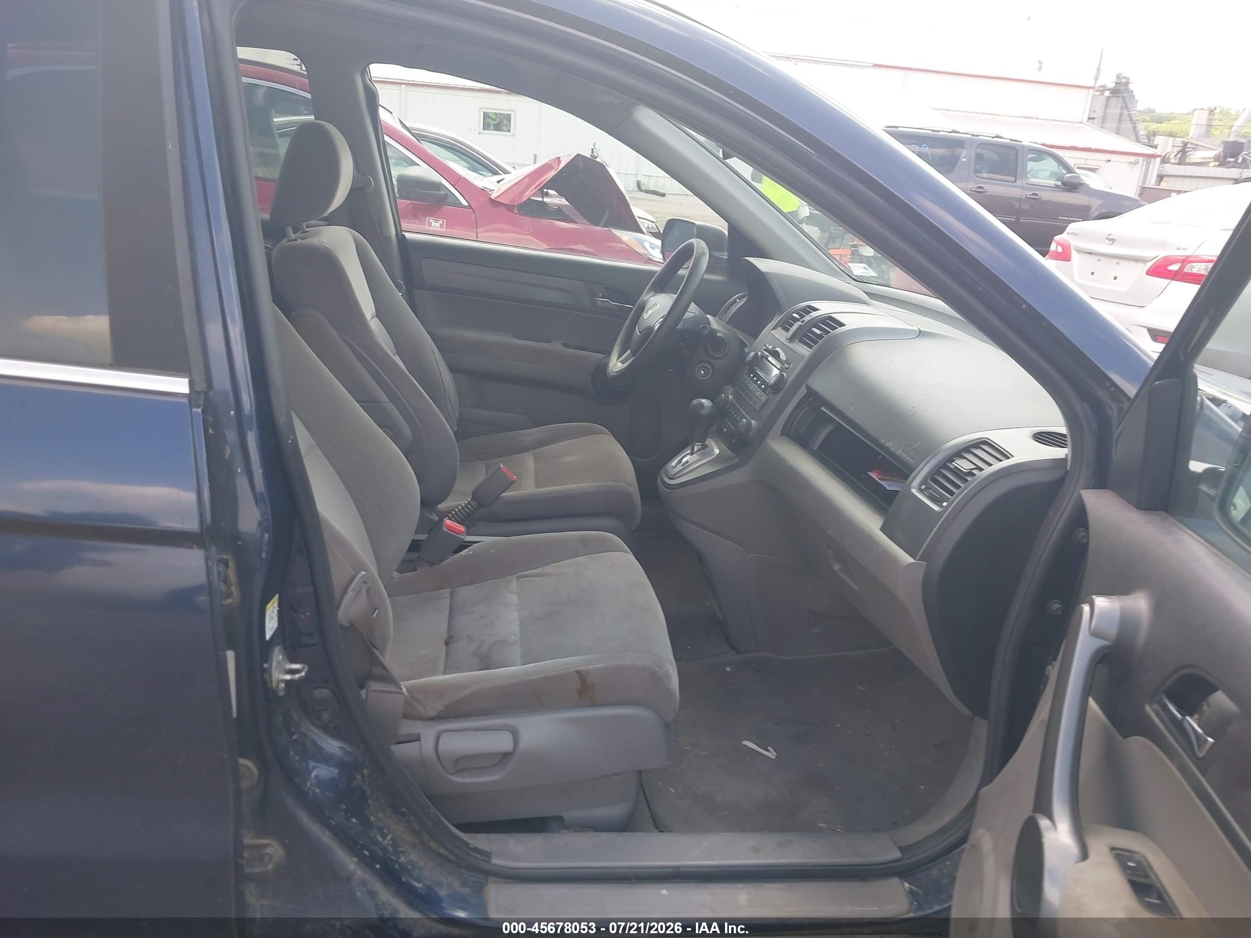2008 Honda Cr-v Ex Синий vin: 5J6RE48508L043550