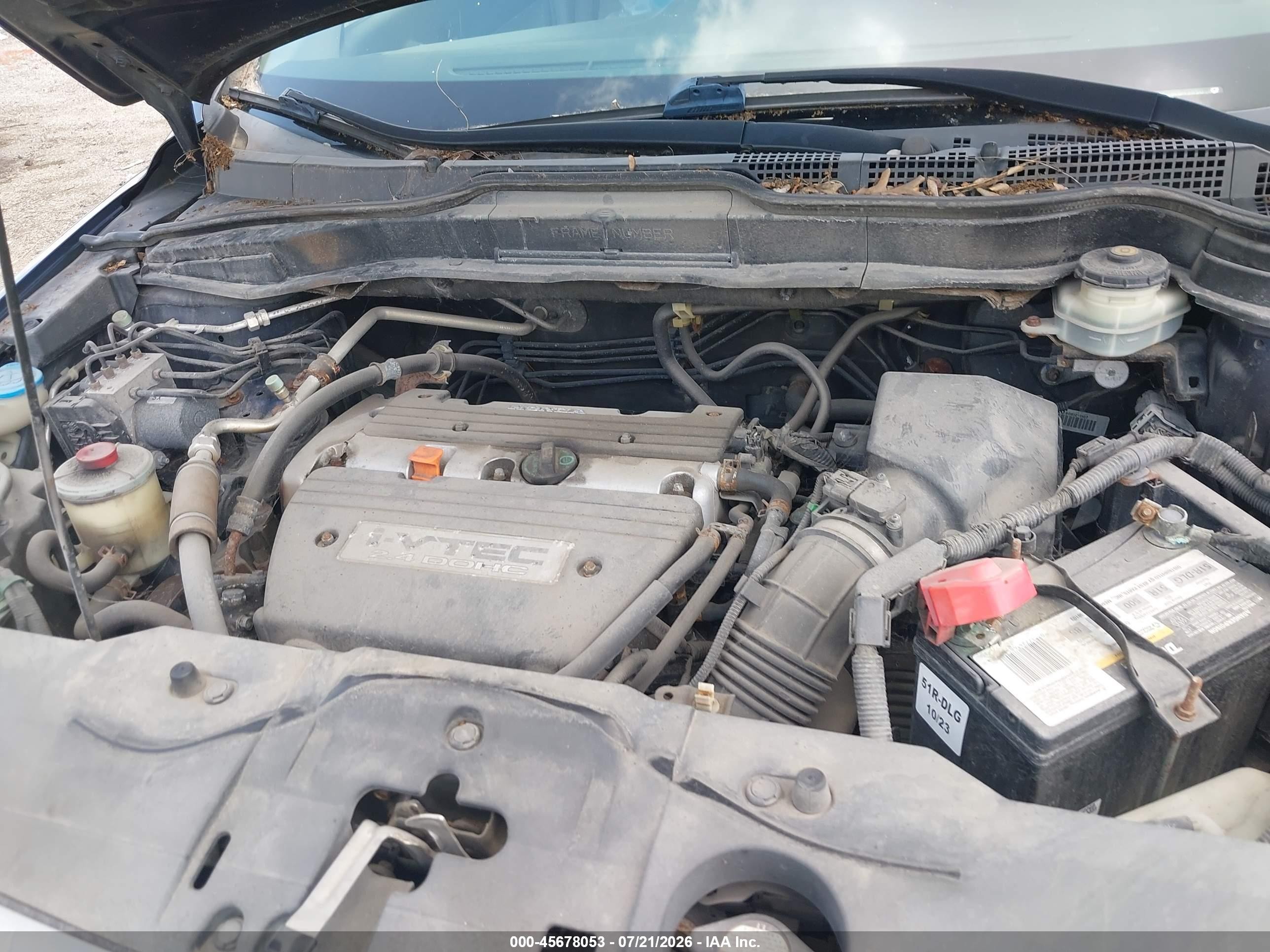 2008 Honda Cr-v Ex Синий vin: 5J6RE48508L043550