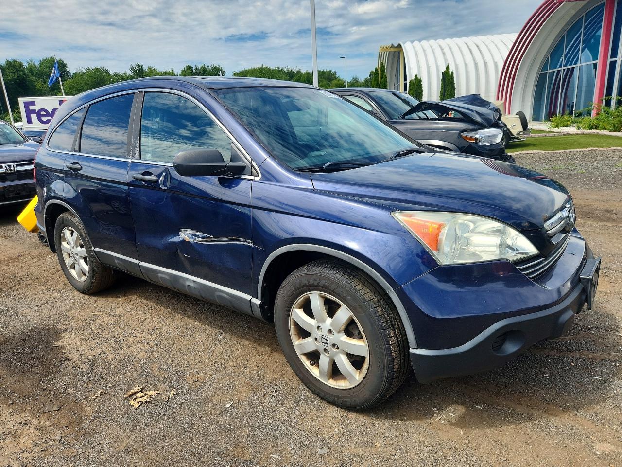 2008 Honda Cr-v Ex Blue vin: 5J6RE48508L047548