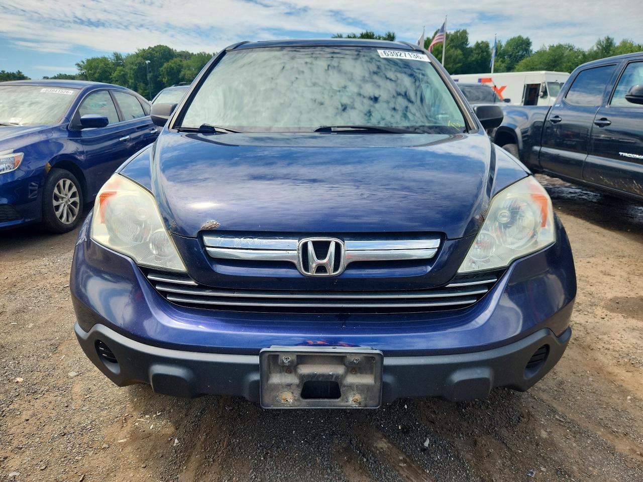 2008 Honda Cr-v Ex Blue vin: 5J6RE48508L047548