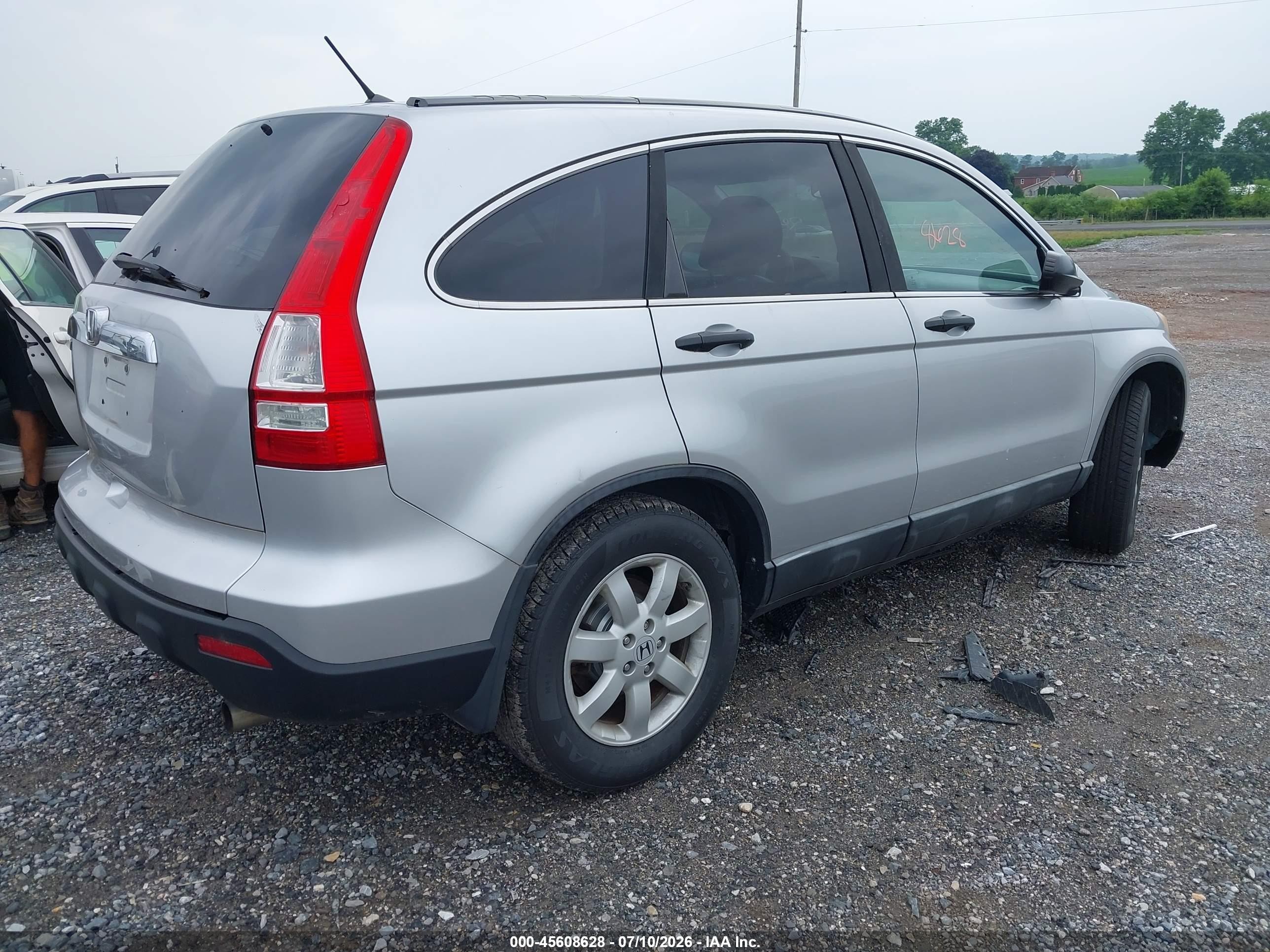 2009 Honda Cr-v Ex Silver vin: 5J6RE48509L008718