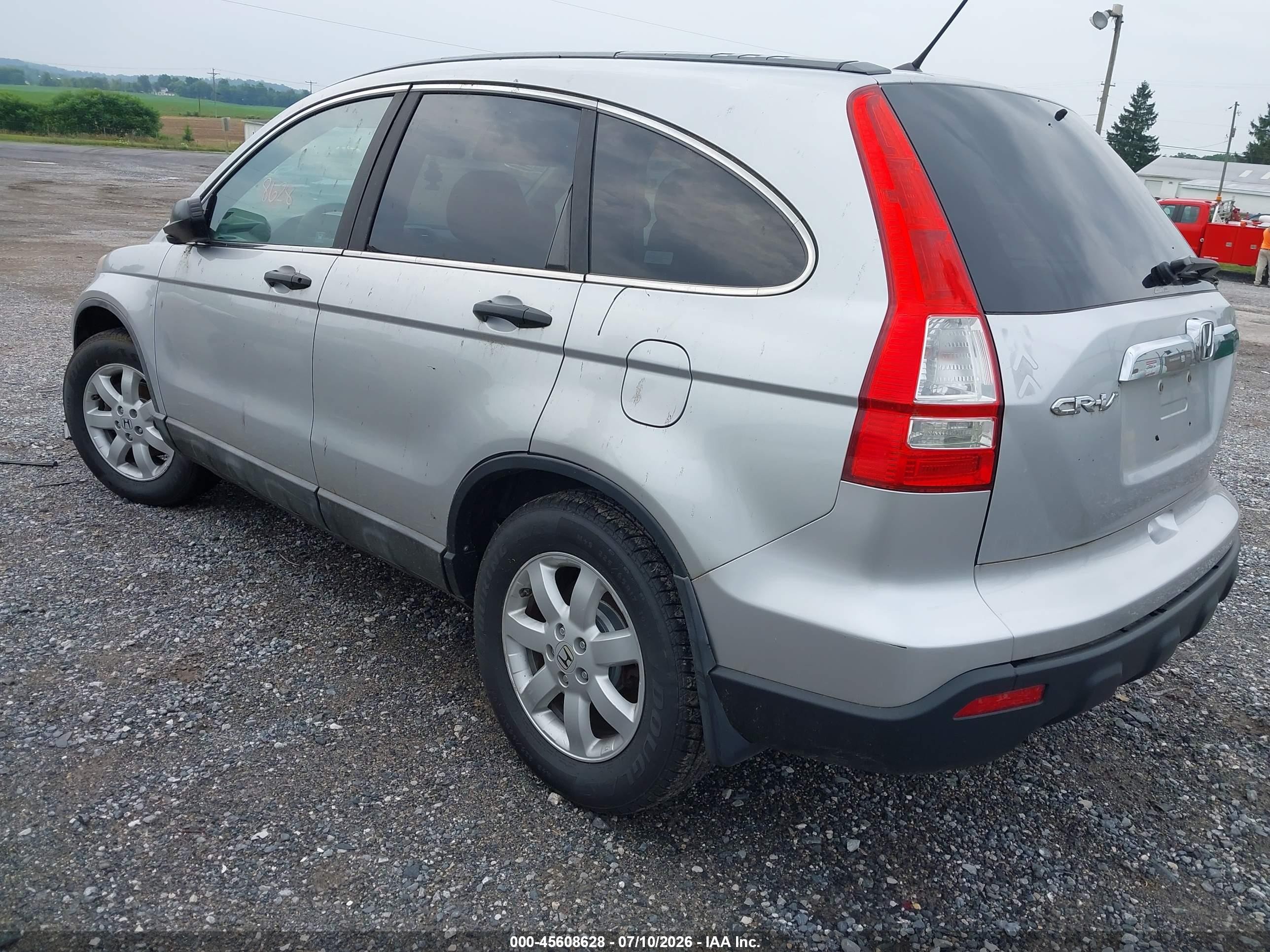 2009 Honda Cr-v Ex Silver vin: 5J6RE48509L008718