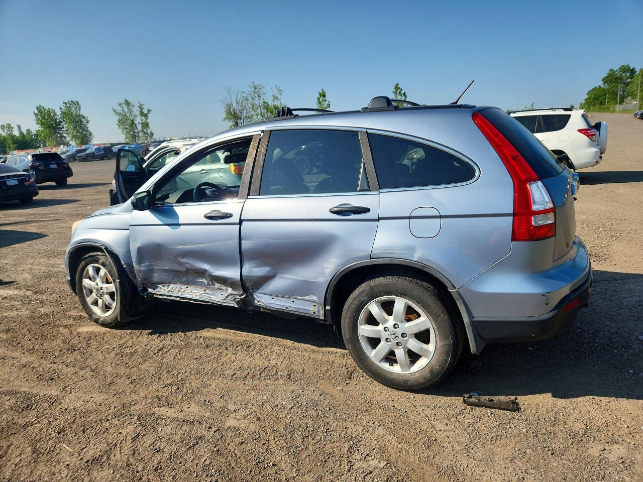 2009 Honda Cr-v Ex Turquoise vin: 5J6RE48509L814607
