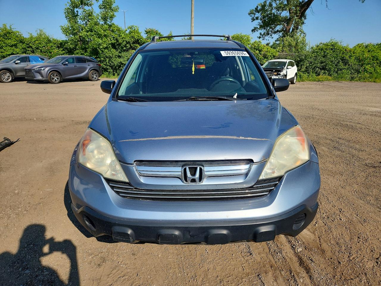 2009 Honda Cr-v Ex Turquoise vin: 5J6RE48509L814607