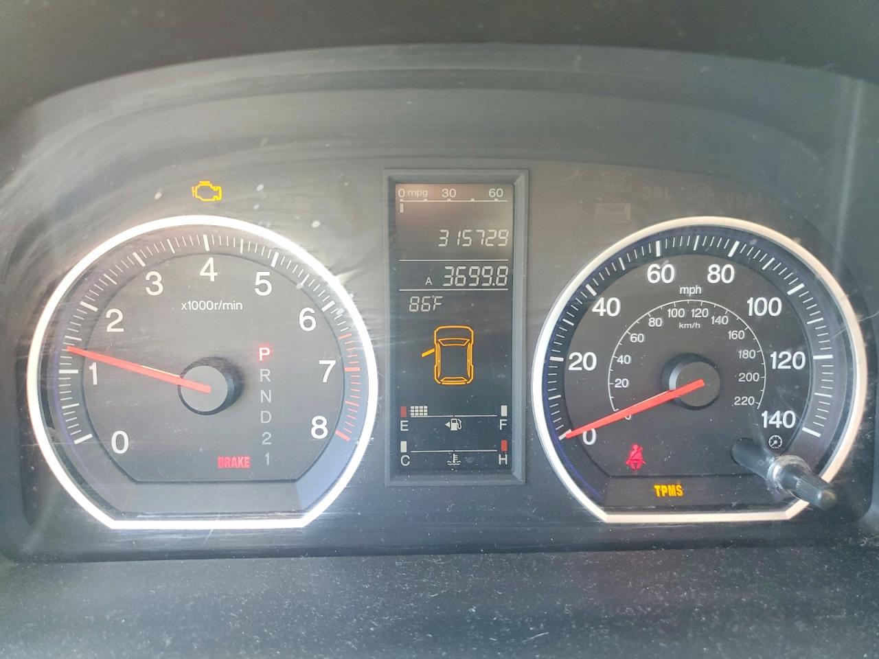 2007 Honda Cr-v Ex Silver vin: 5J6RE48517L009633