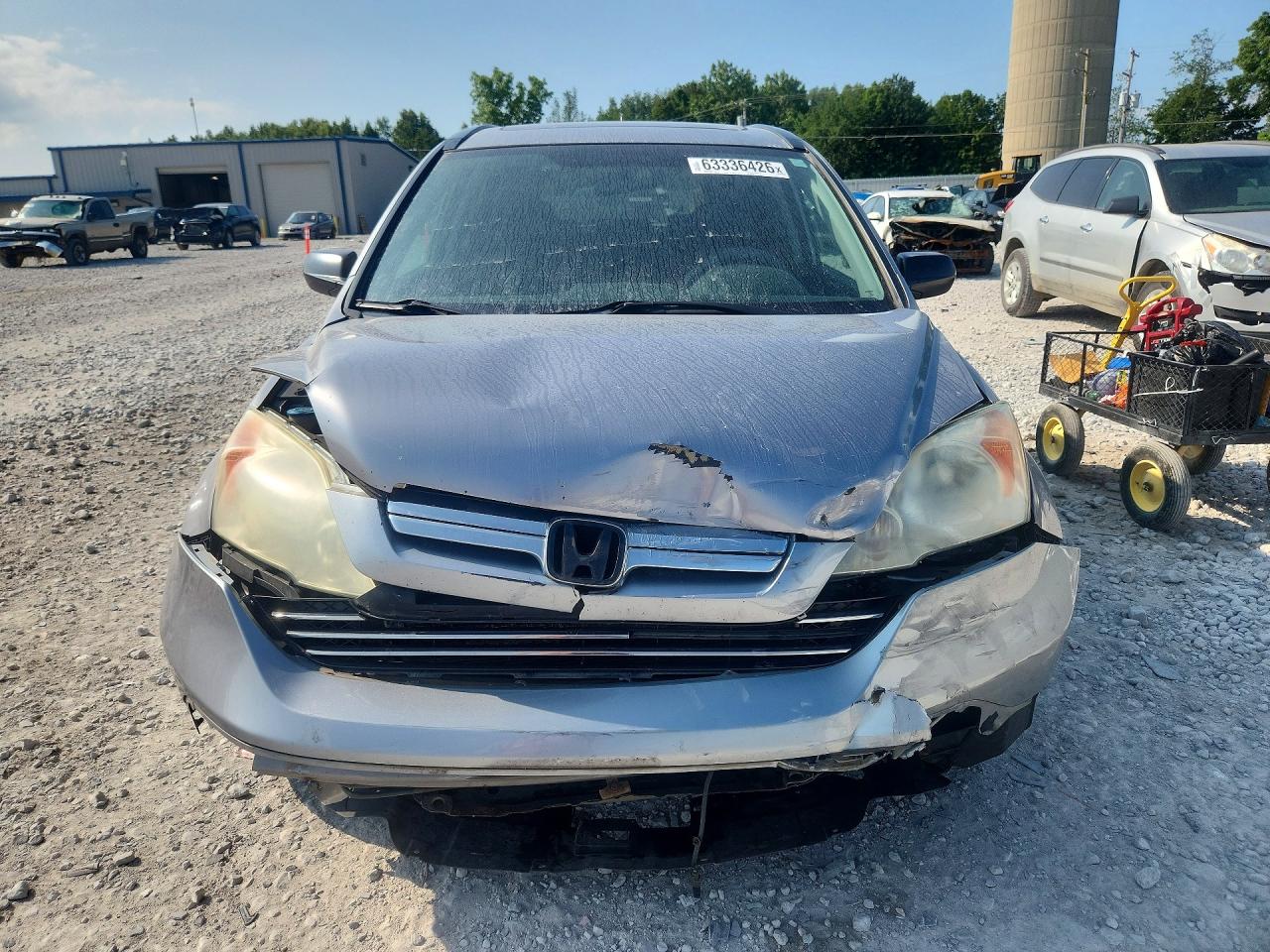 2007 Honda Cr-v Ex Silver vin: 5J6RE48517L018591