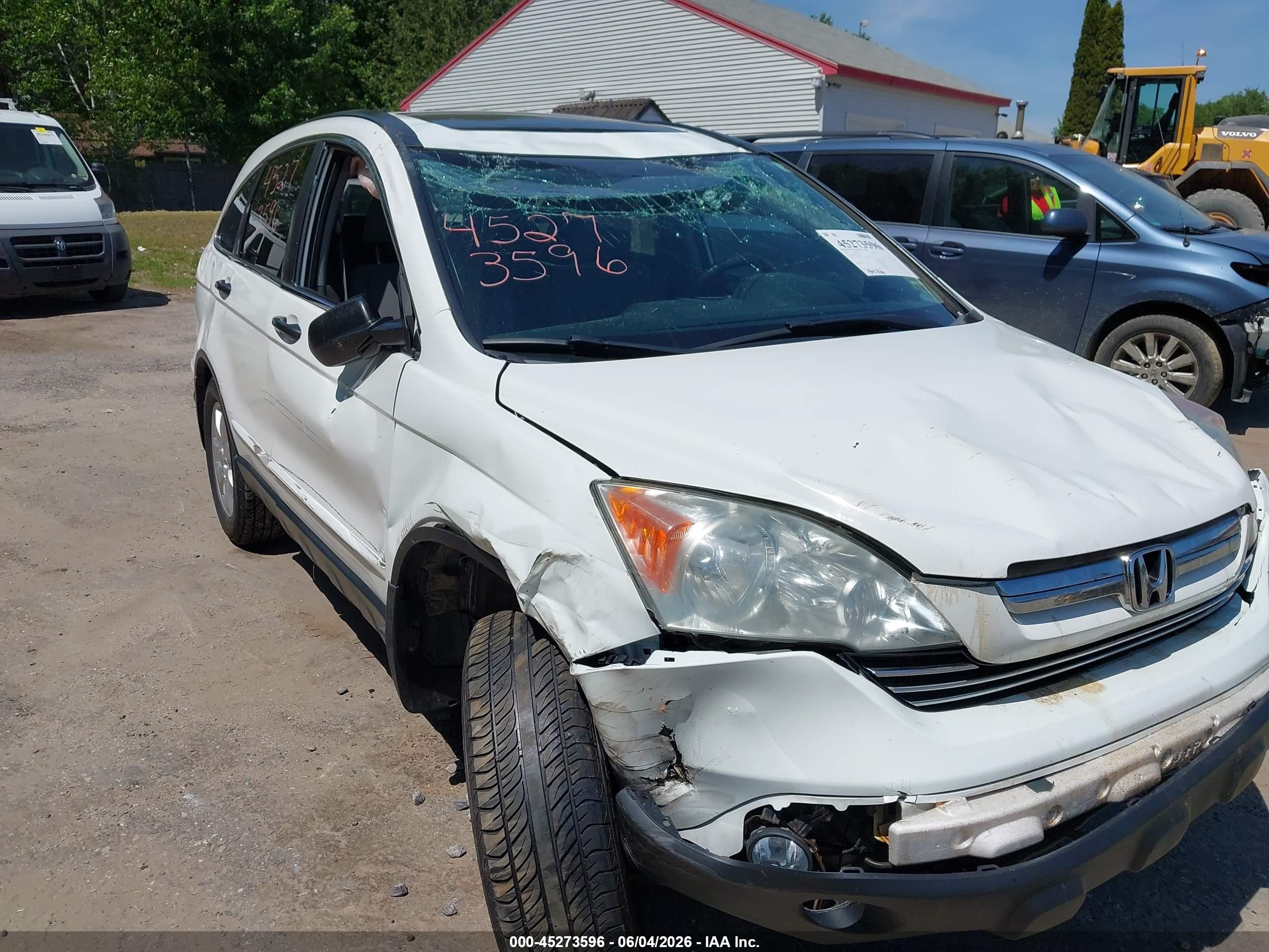 2008 Honda Cr-v Ex White vin: 5J6RE48518L000335