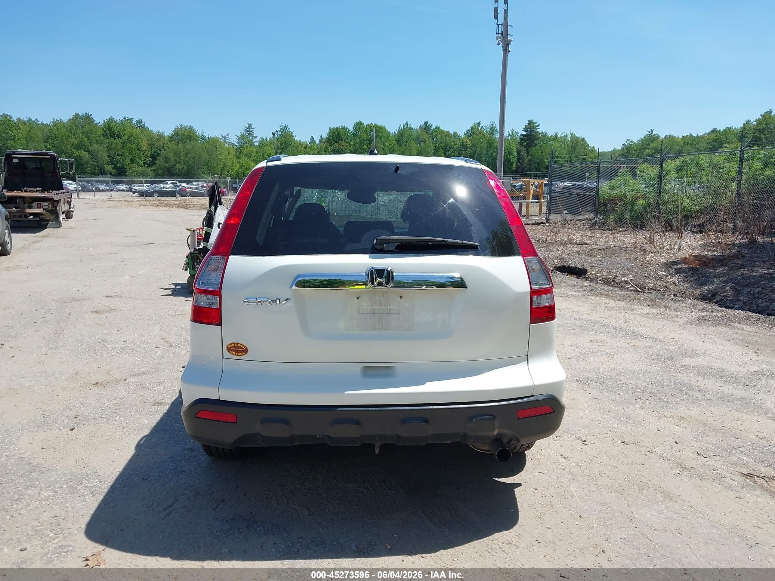 2008 Honda Cr-v Ex White vin: 5J6RE48518L000335