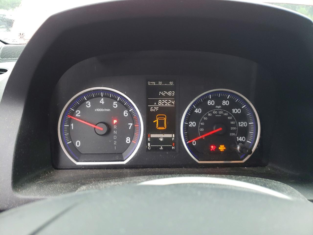 2008 Honda Cr-v Ex Red vin: 5J6RE48518L030113