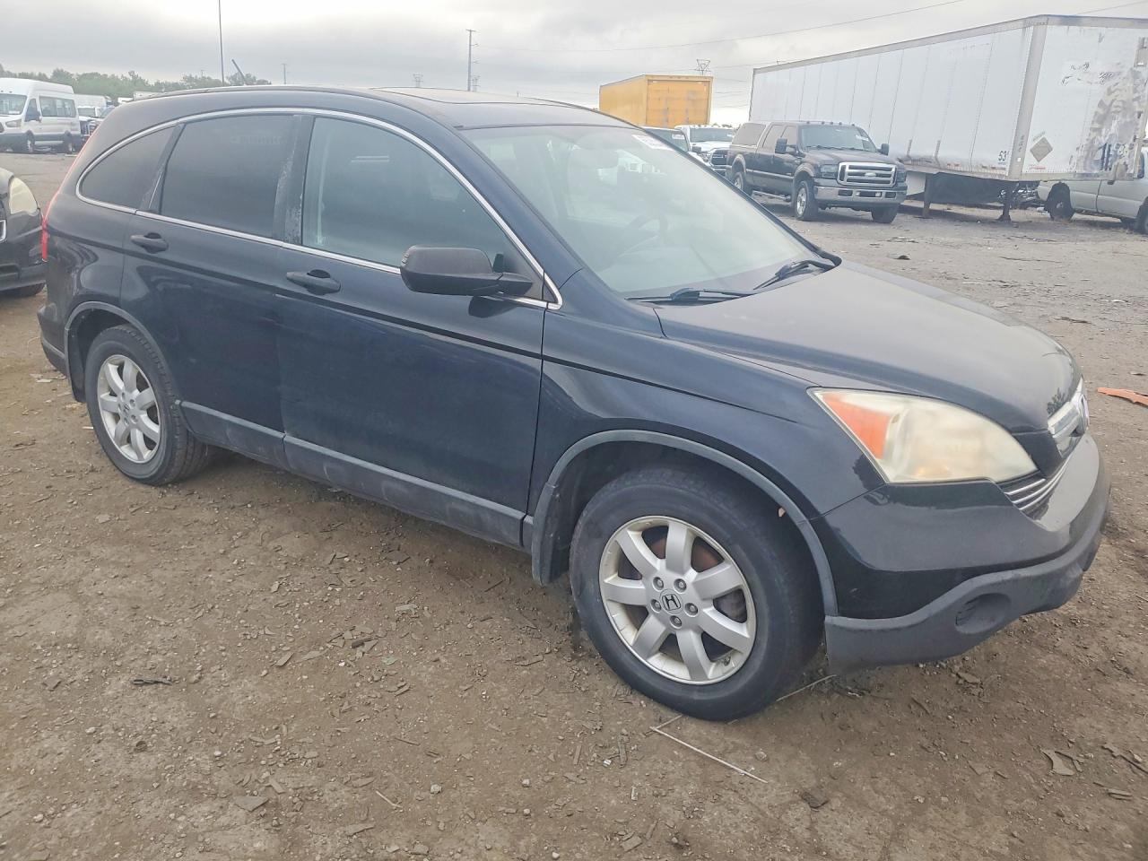2008 Honda Cr-v Ex Black vin: 5J6RE48518L035702