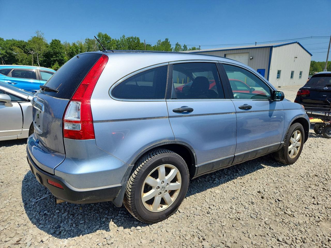 2008 Honda Cr-v Ex Blue vin: 5J6RE48518L045730