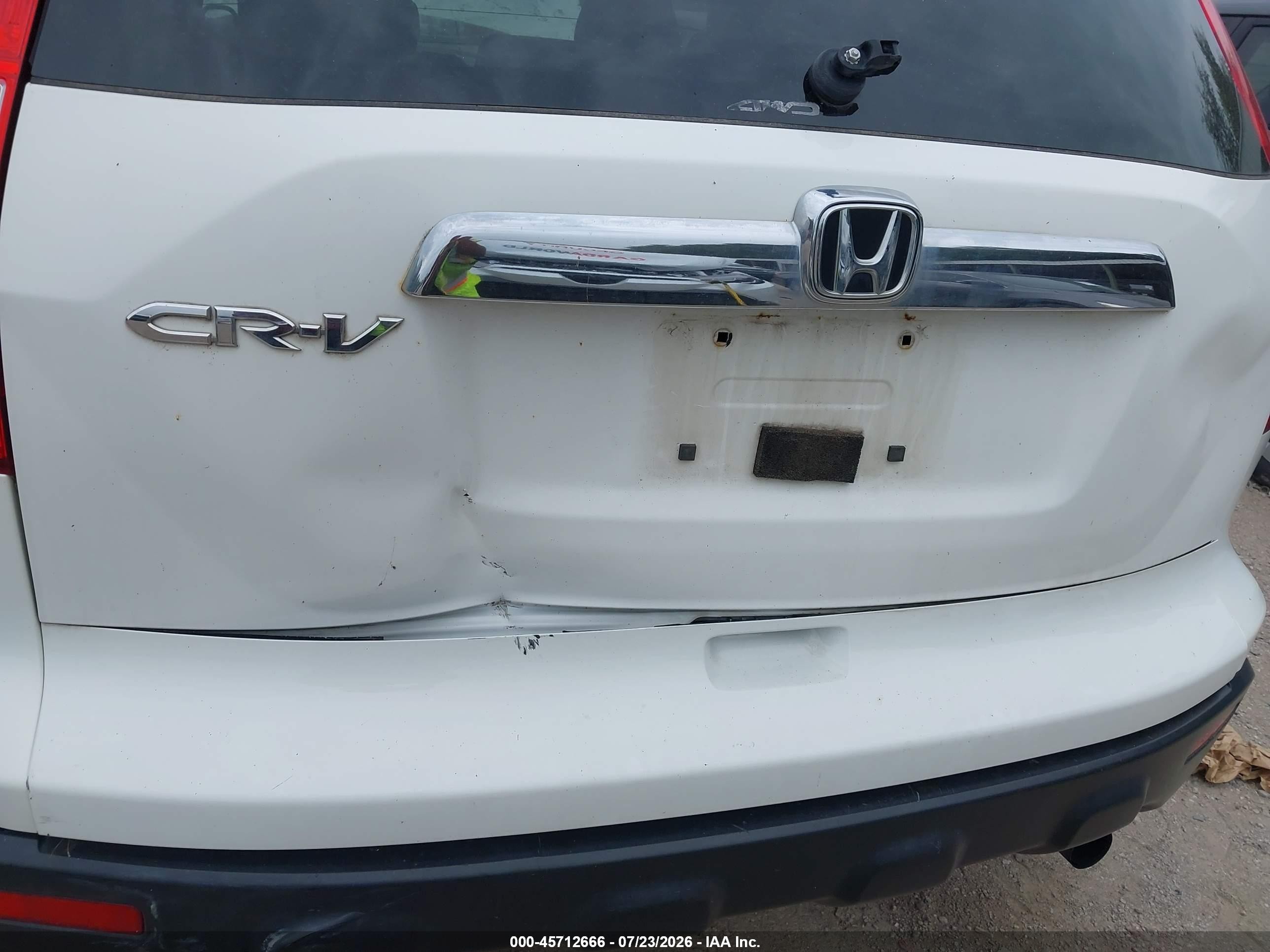 2008 Honda Cr-v Ex White vin: 5J6RE48518L047736