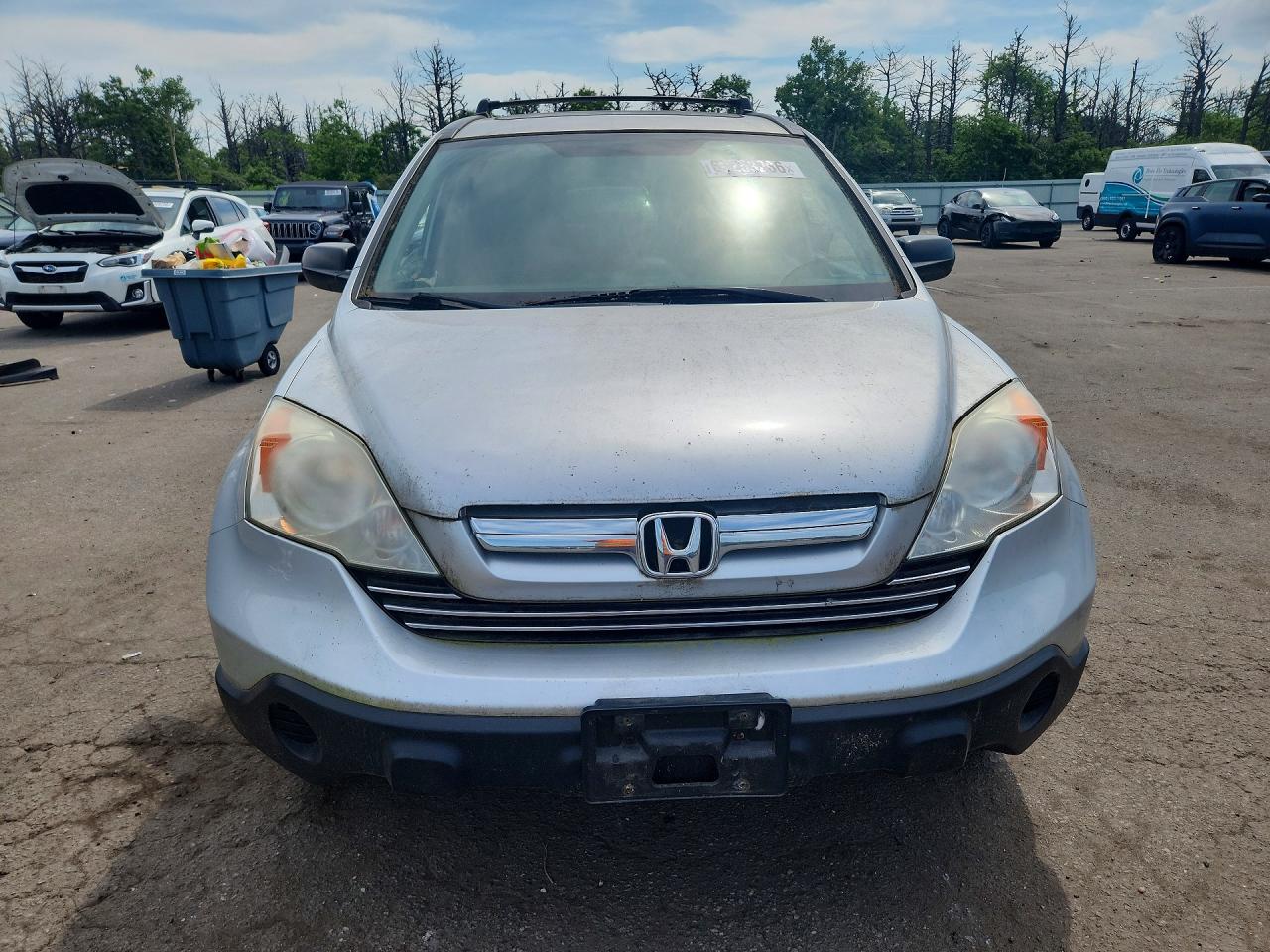 2009 Honda Cr-v Ex Silver vin: 5J6RE48519L007917