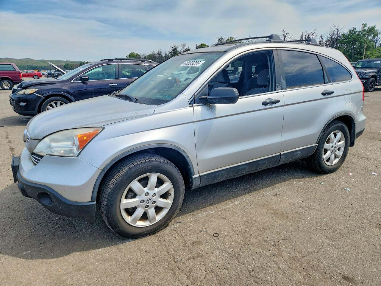 2009 Honda Cr-v Ex Silver vin: 5J6RE48519L007917