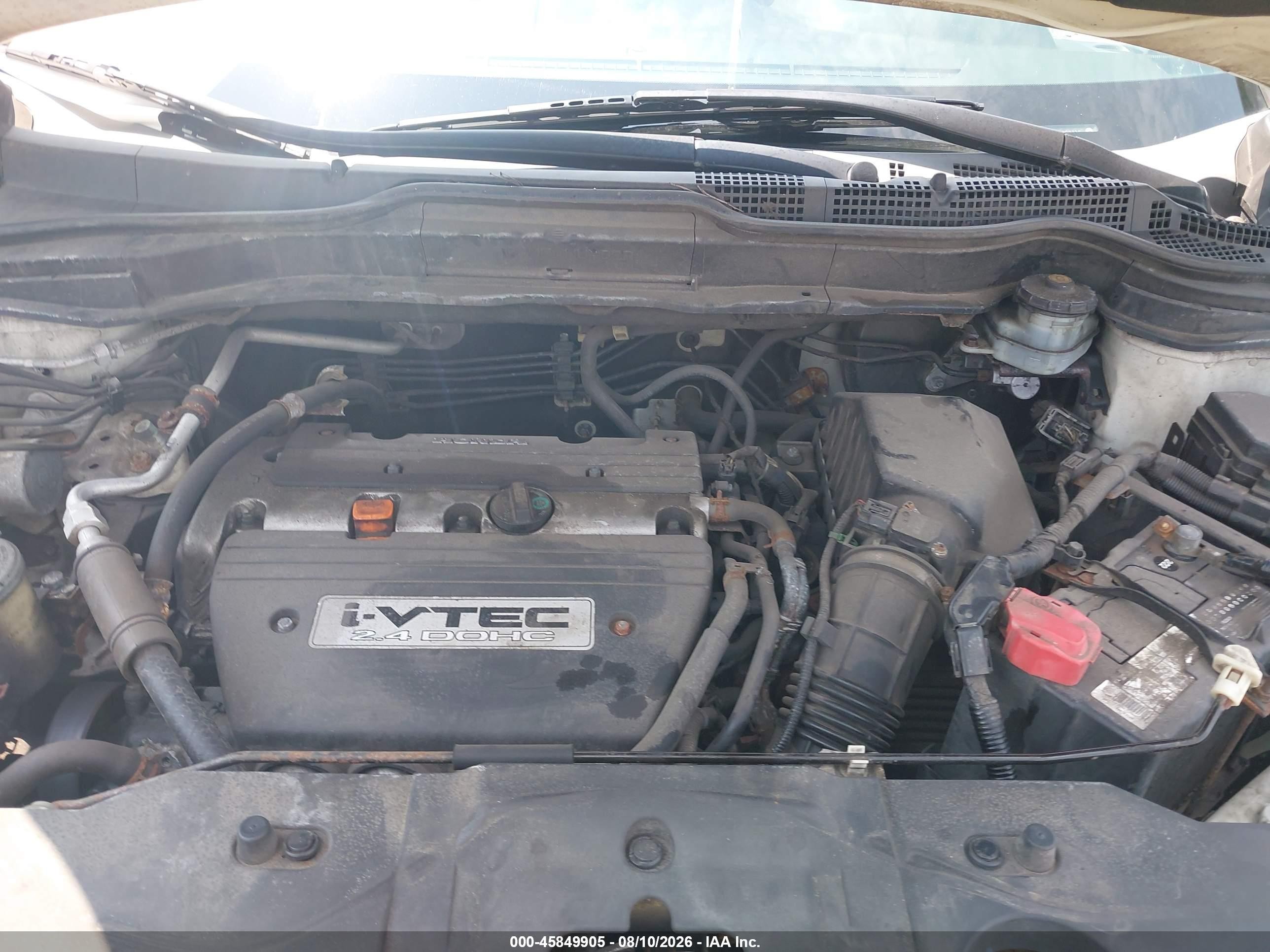 2009 Honda Cr-v Ex Белый vin: 5J6RE48519L008436