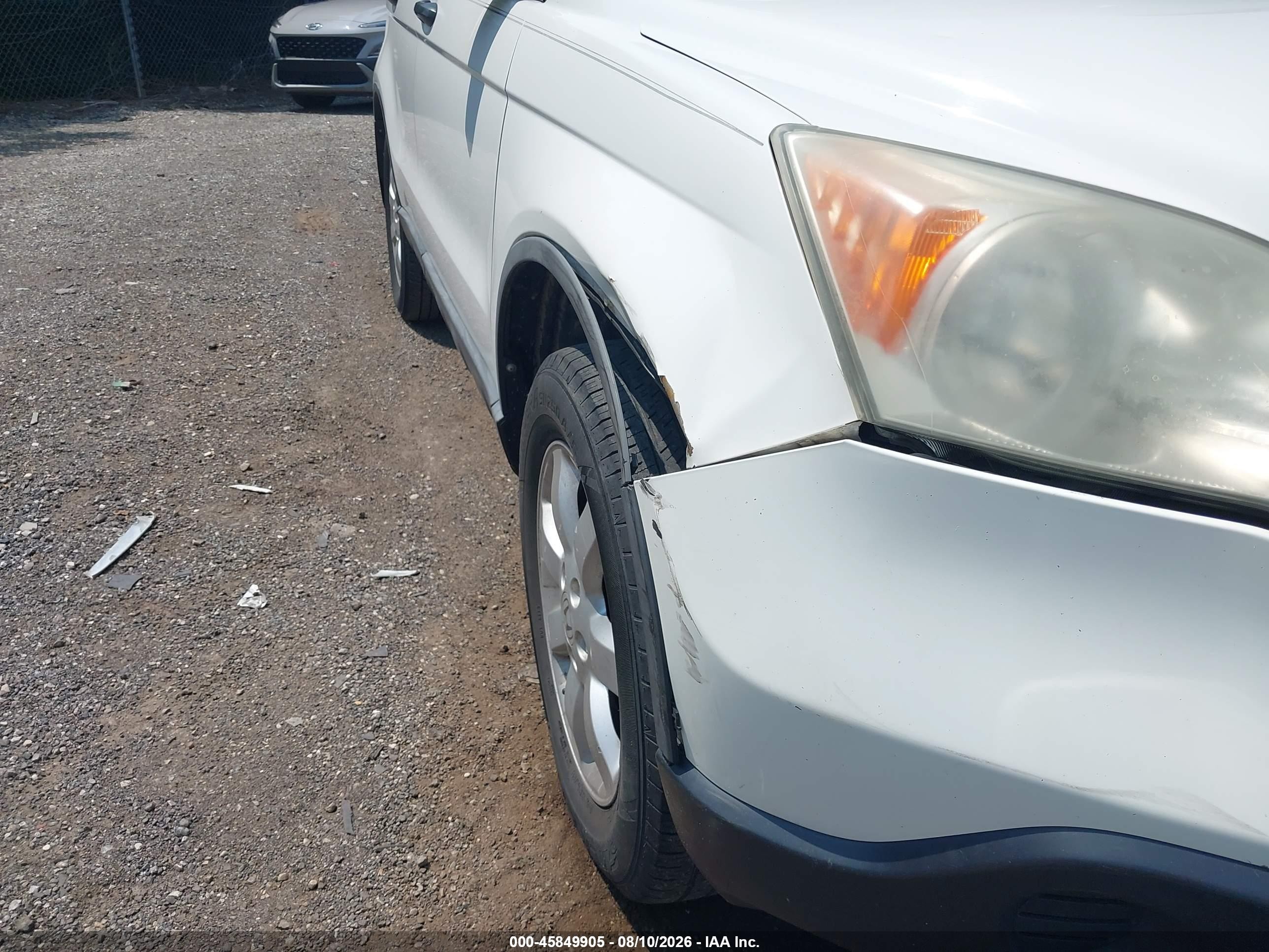2009 Honda Cr-v Ex Белый vin: 5J6RE48519L008436
