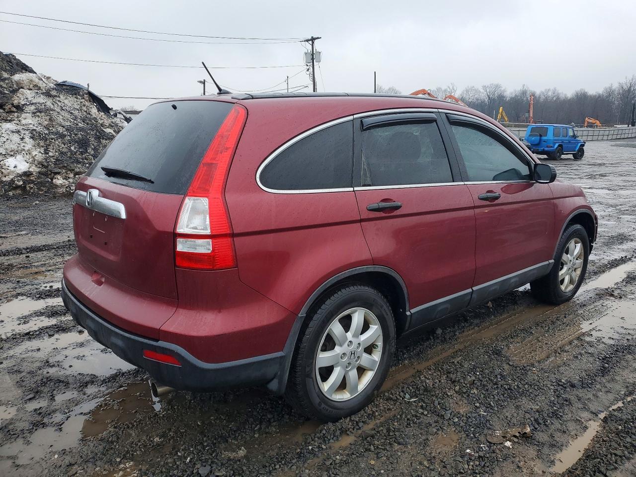 2009 Honda Cr-v Ex Burgundy vin: 5J6RE48519L011577