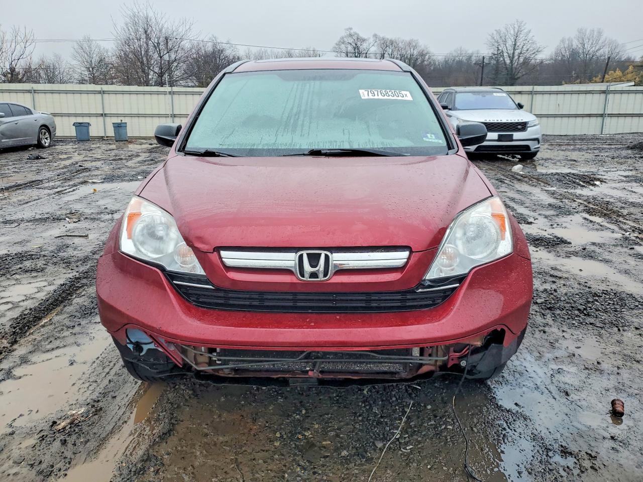 2009 Honda Cr-v Ex Burgundy vin: 5J6RE48519L011577