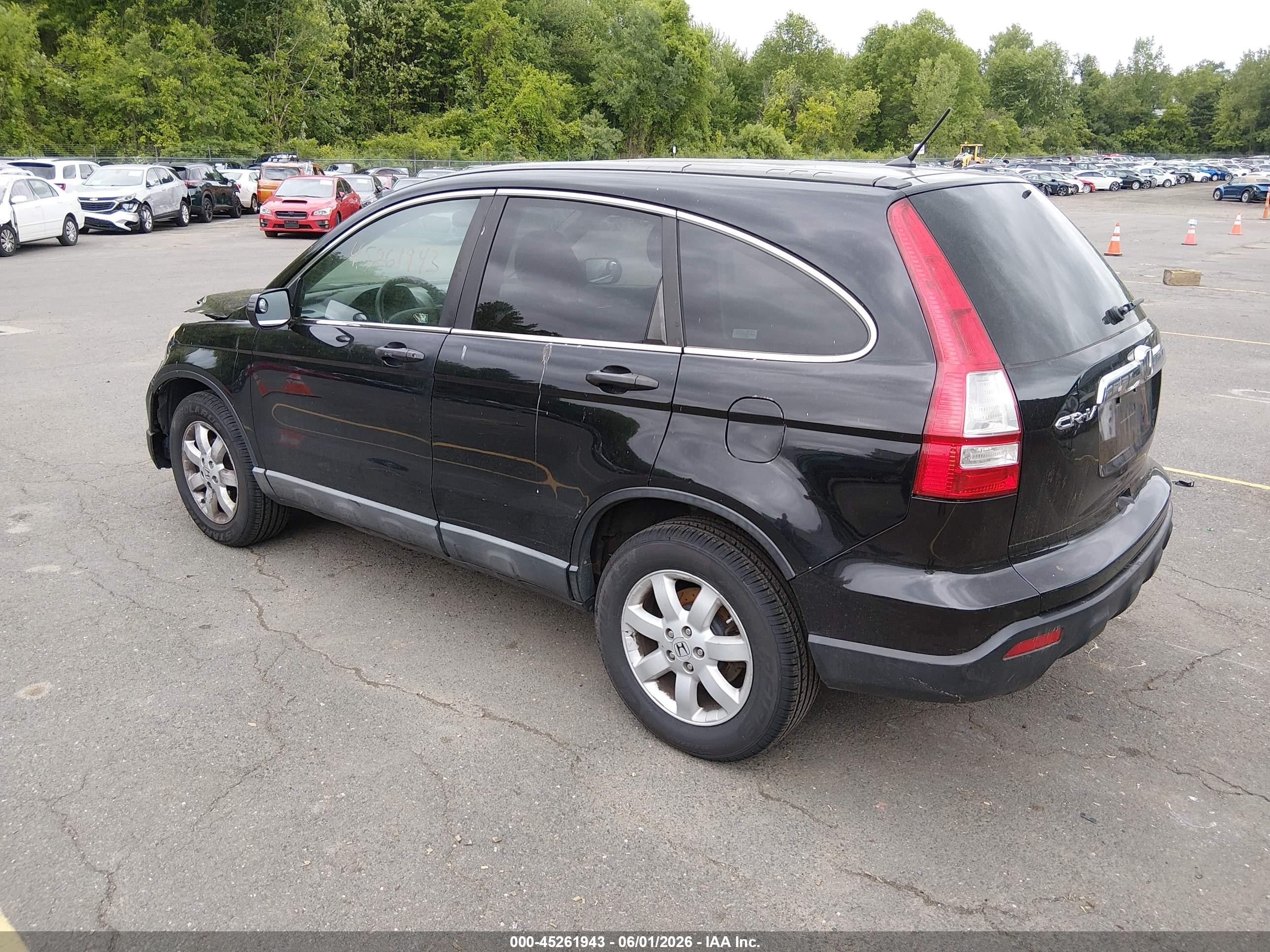 2009 Honda Cr-v Ex Черный vin: 5J6RE48519L027214
