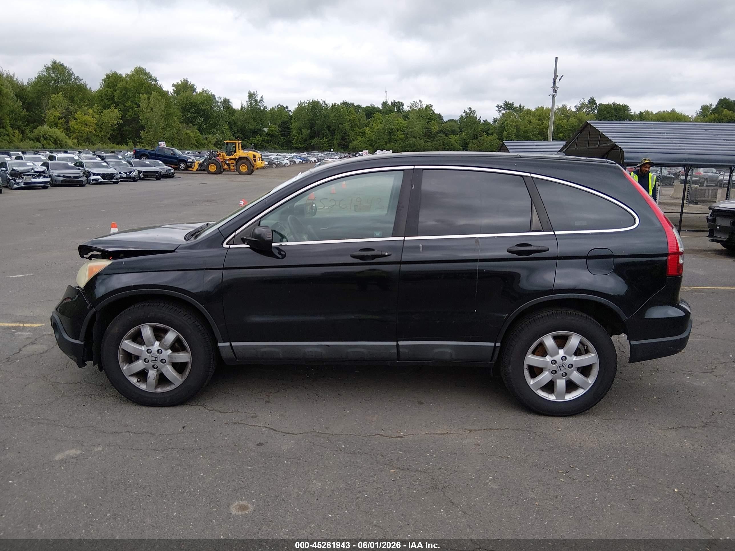 2009 Honda Cr-v Ex Черный vin: 5J6RE48519L027214