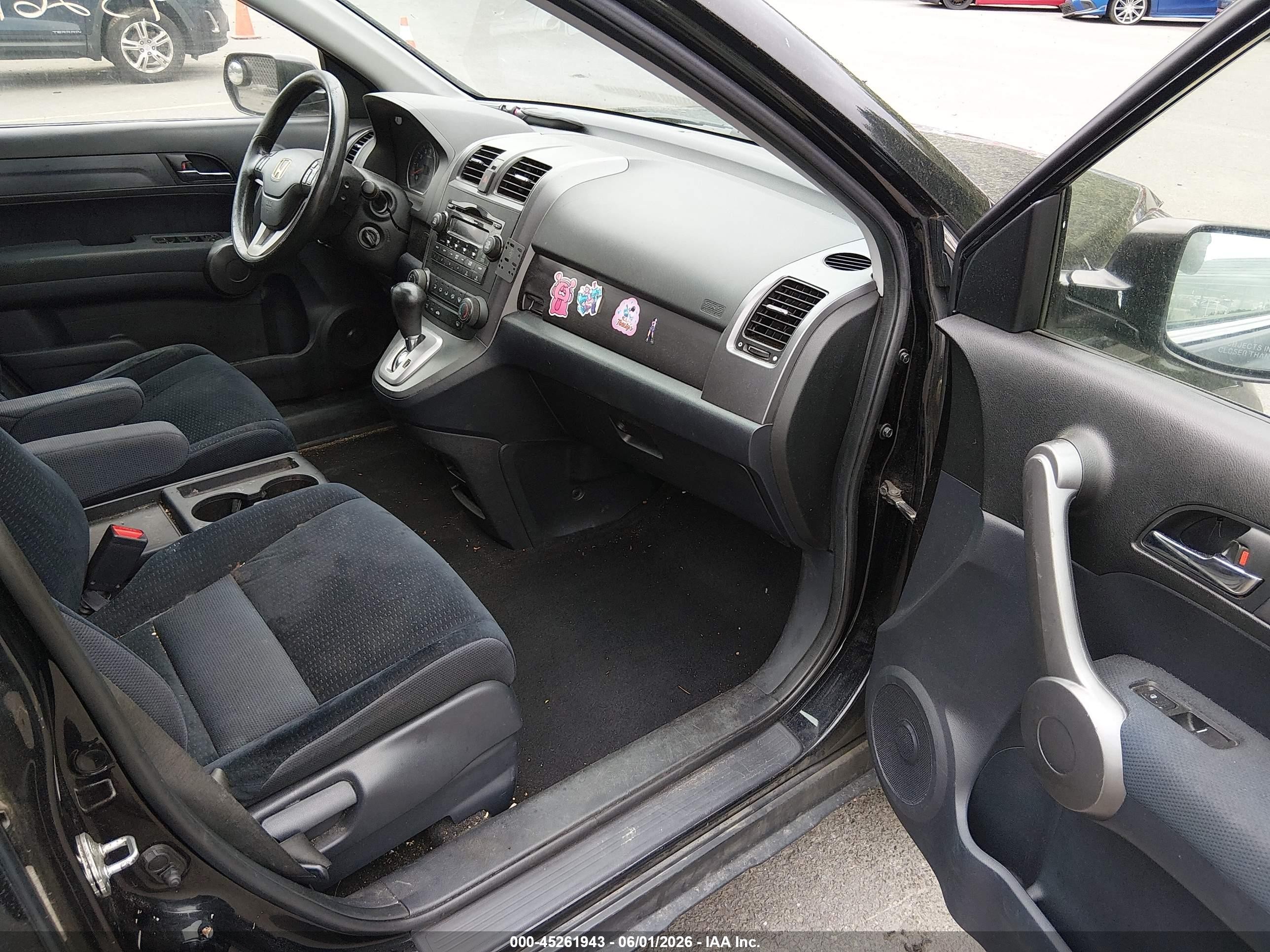 2009 Honda Cr-v Ex Черный vin: 5J6RE48519L027214