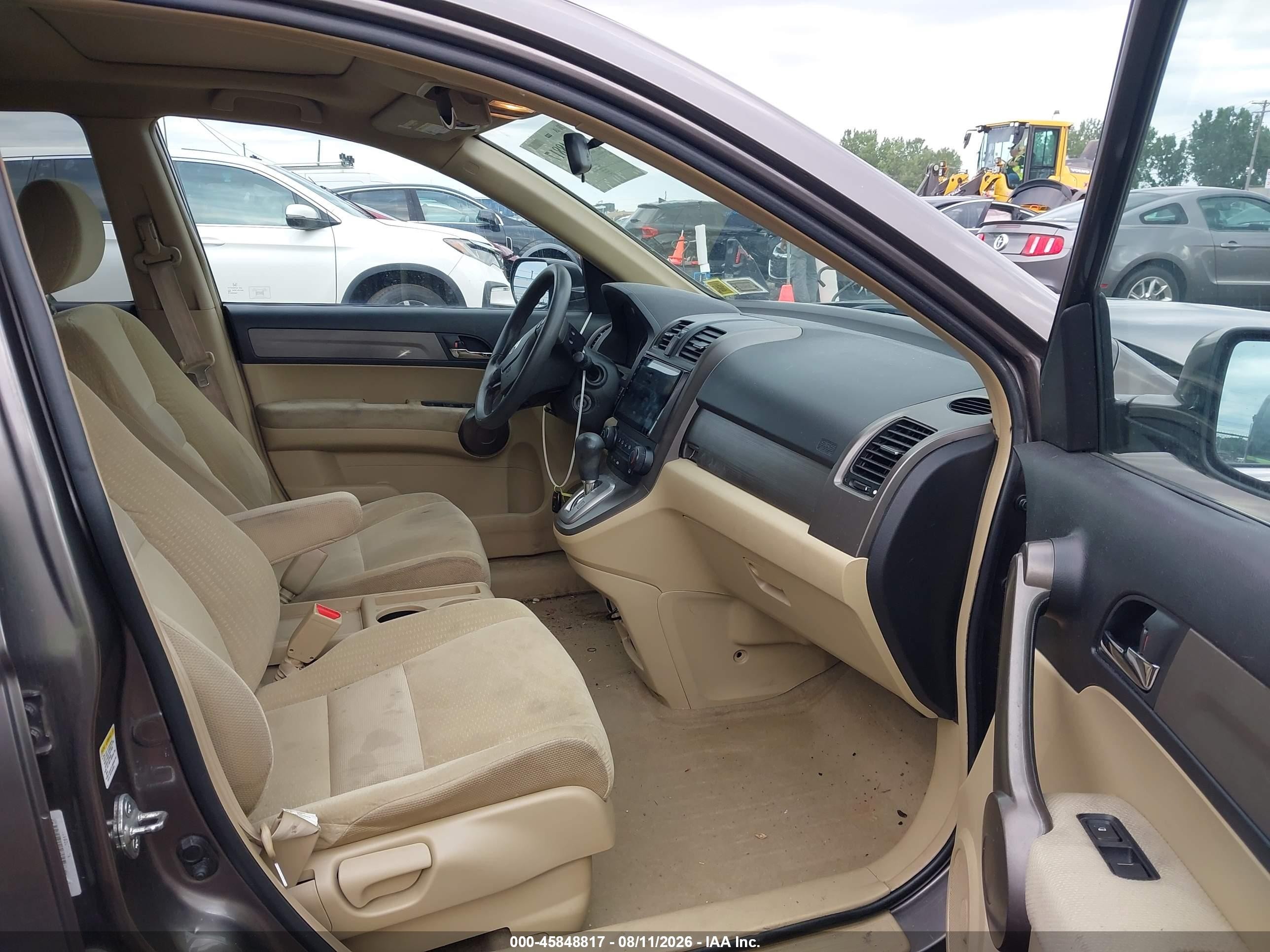 2009 Honda Cr-v Ex Brown vin: 5J6RE48519L029111