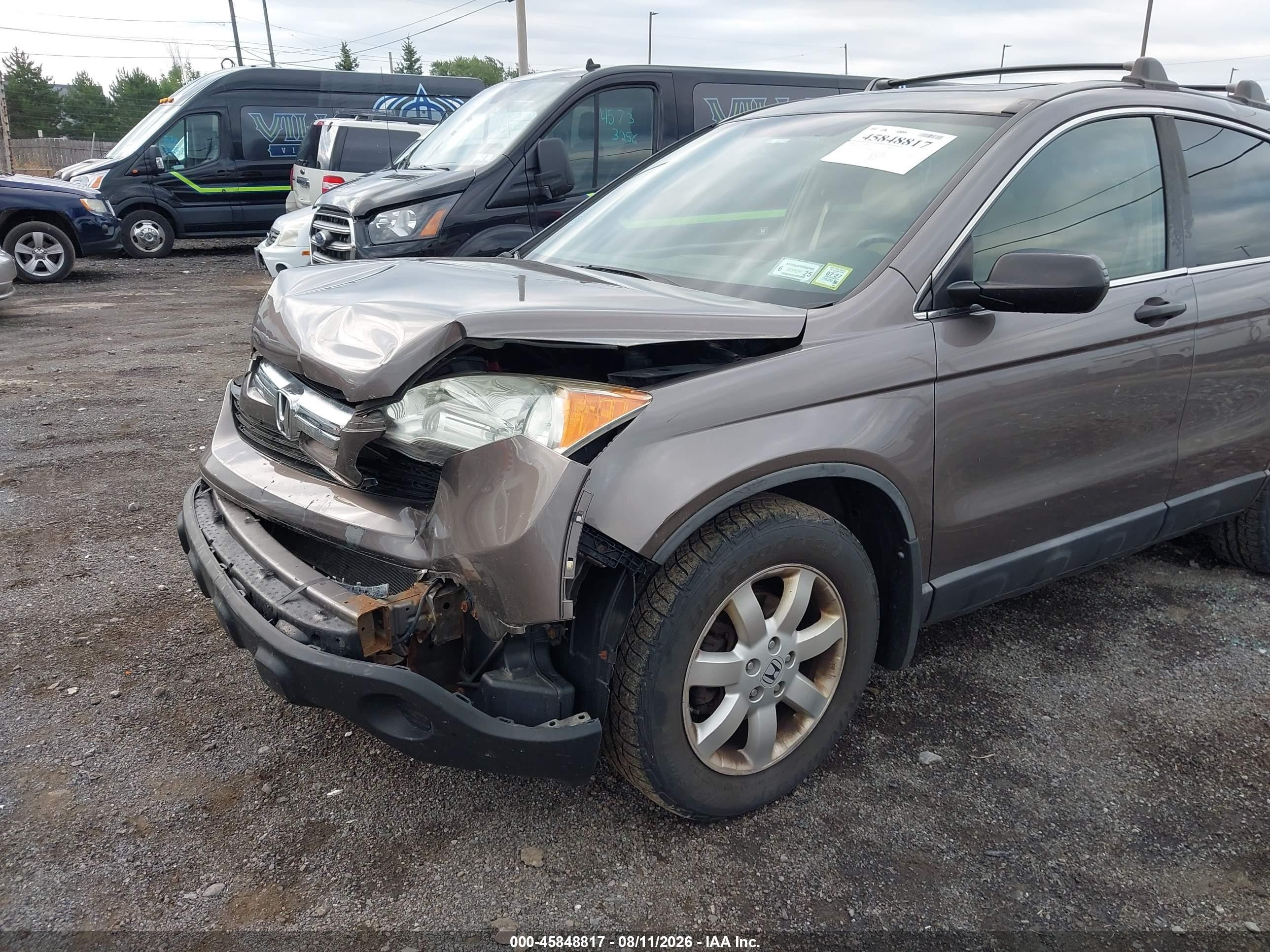 2009 Honda Cr-v Ex Brown vin: 5J6RE48519L029111